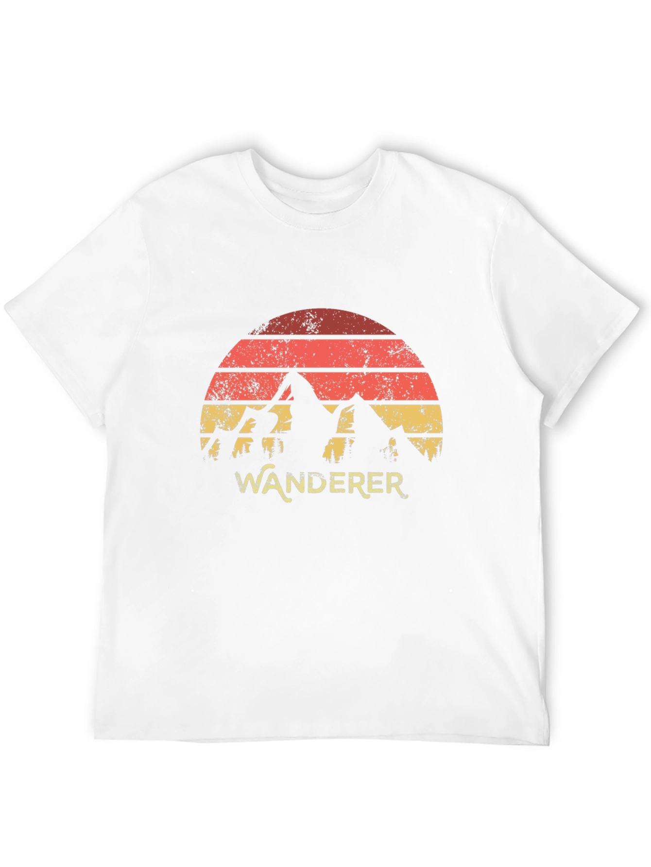 Black Wanderer Mountain Graphic Tee - Retro Style view 12