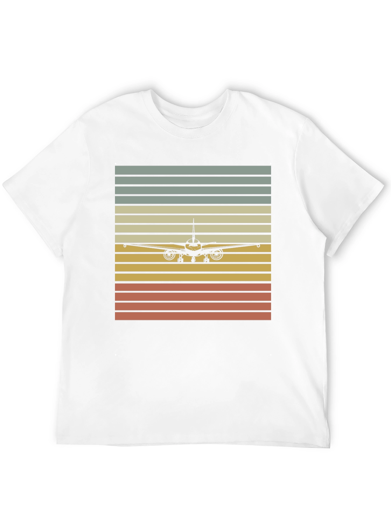 Black Vintage Airplane Sunset T-Shirt - Pilot Gift view 12