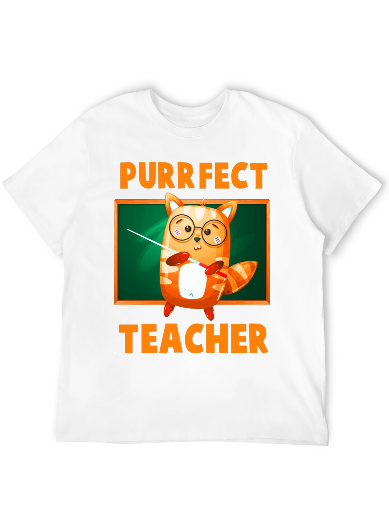 Black Purrfect Teacher T-Shirt view 12