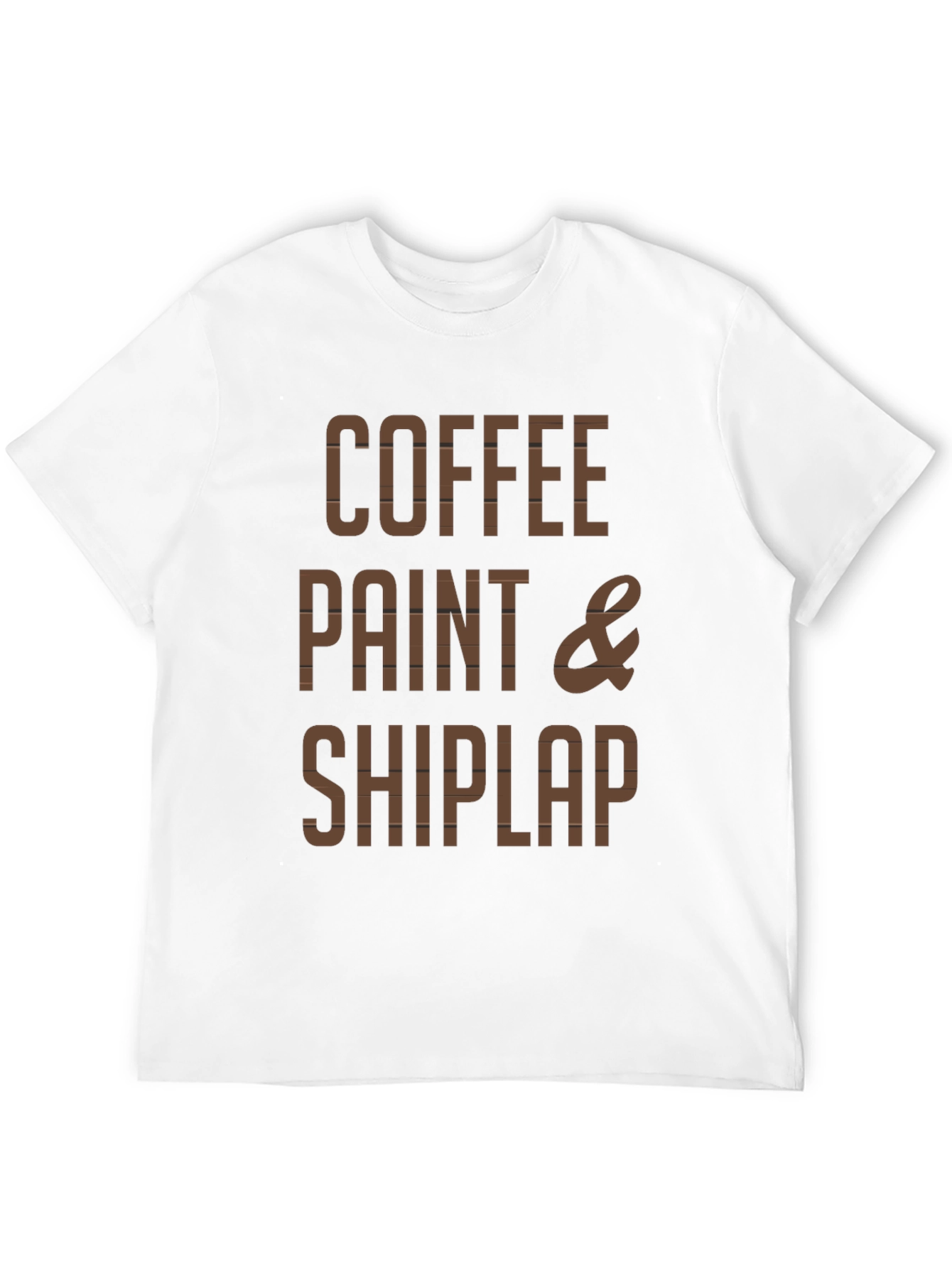 Black Coffee, Paint & Shiplap Graphic Tee view 12