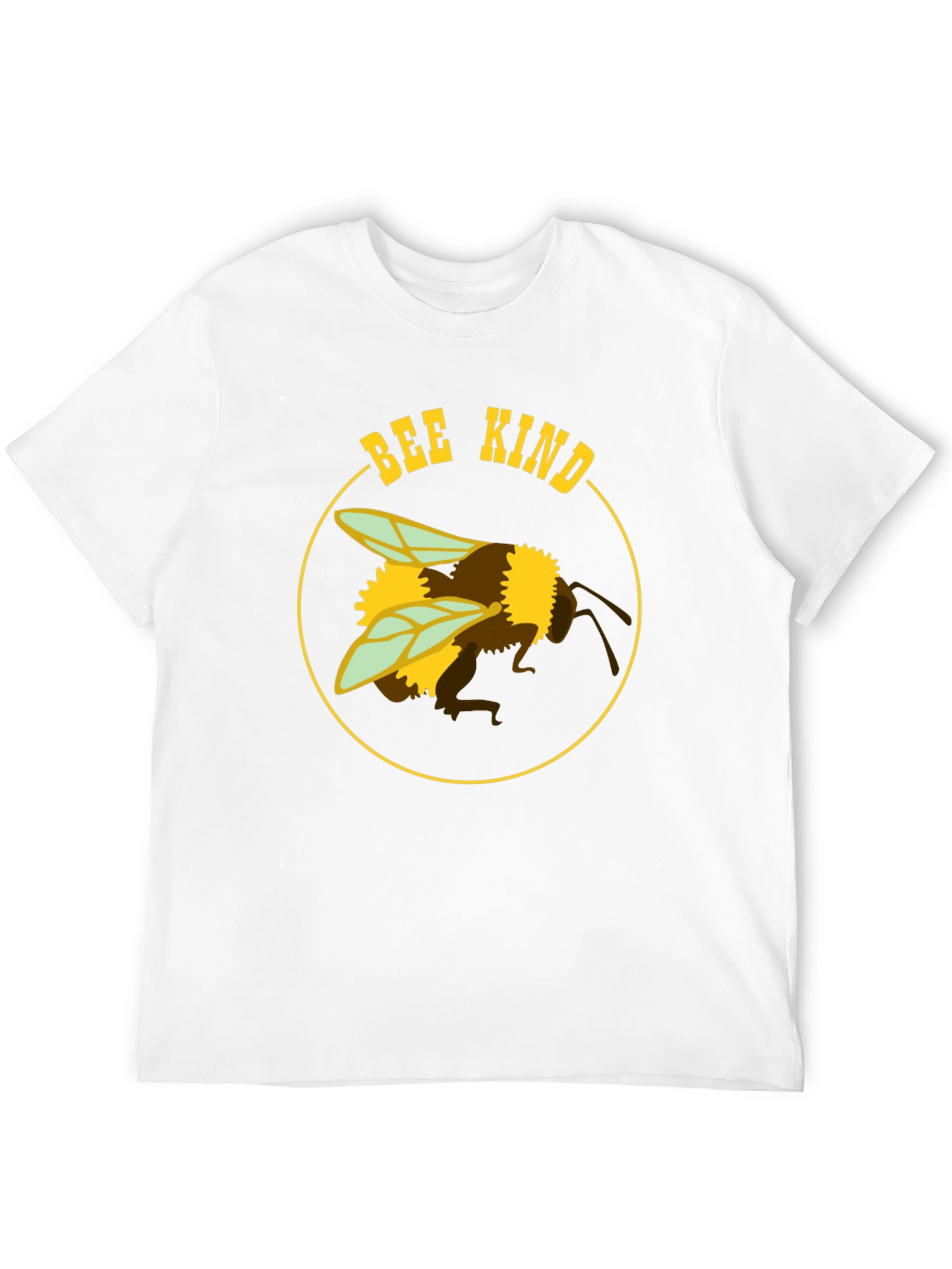 Black Bee Kind Graphic T-Shirt - Black Cotton Blend view 12