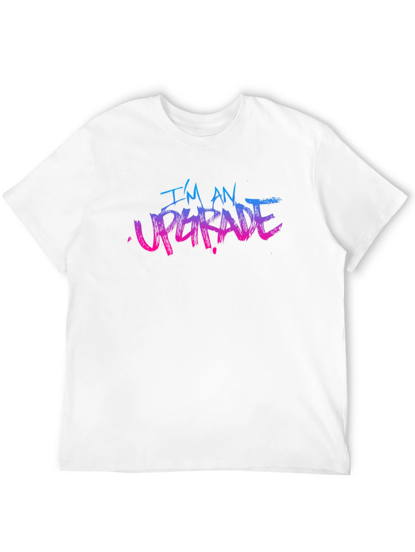 Black I'm An Upgrade Graphic T-Shirt view 12