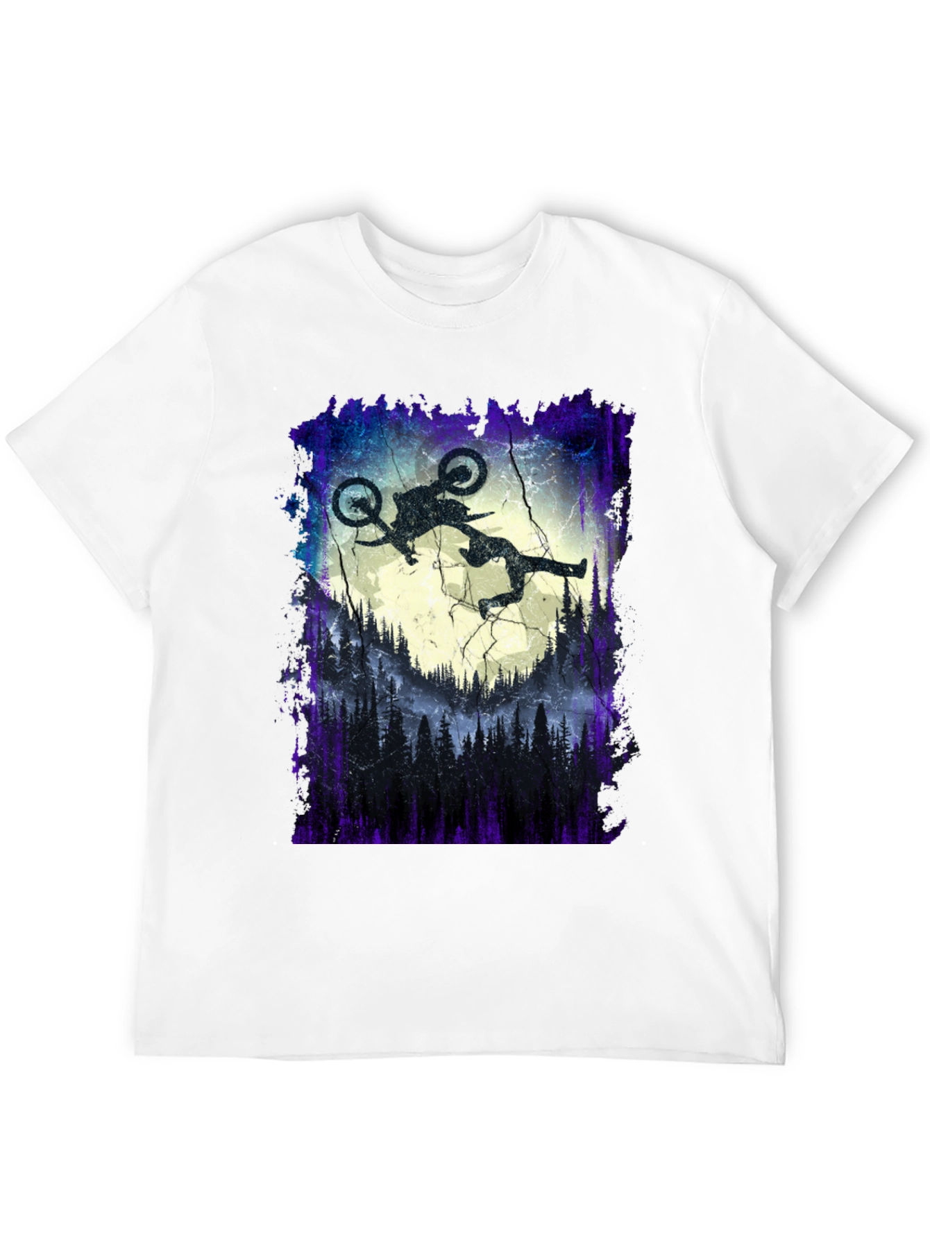 Black Mountain Bike Jump Graphic Tee view 12