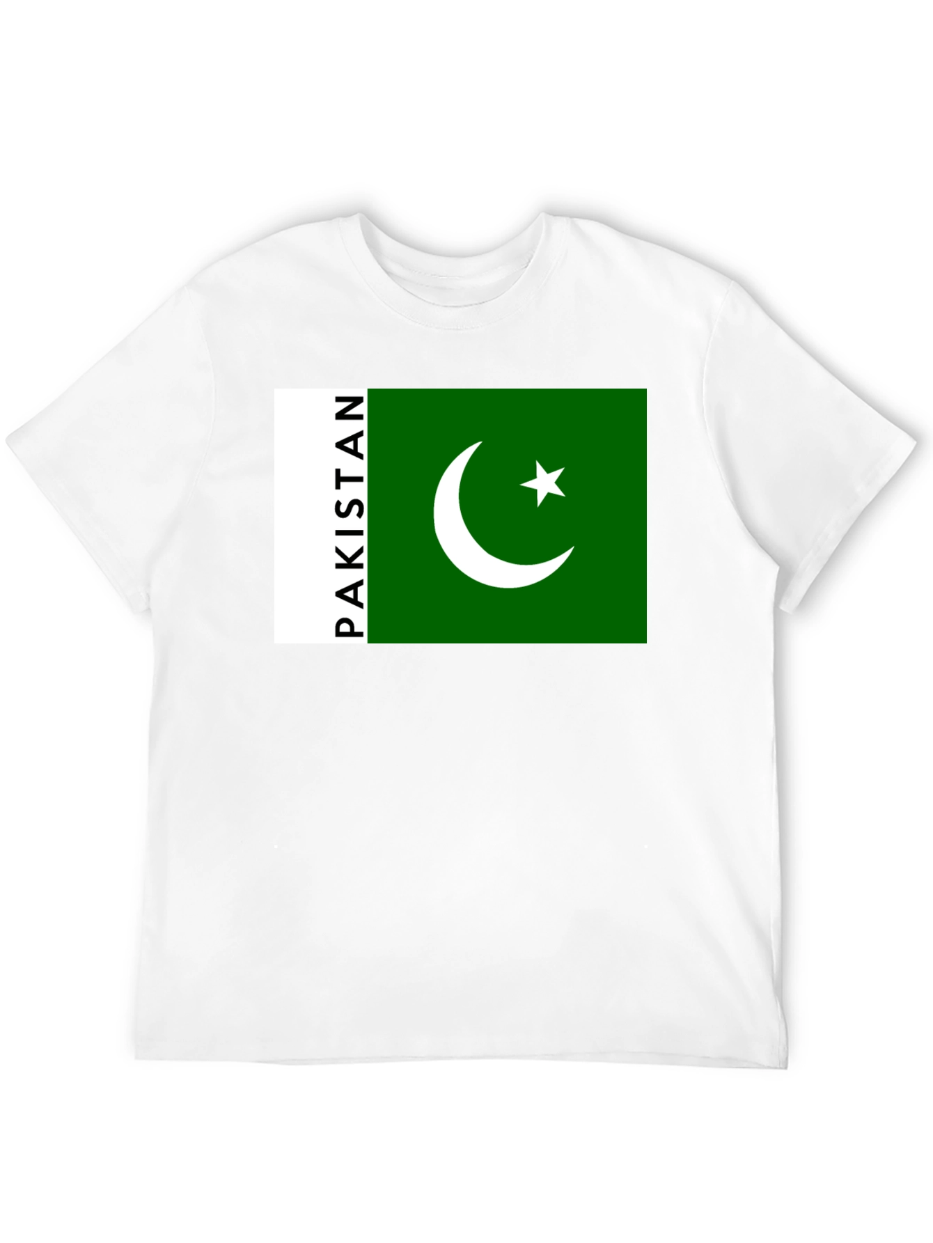 Black Pakistan Flag Graphic Black T-Shirt view 12