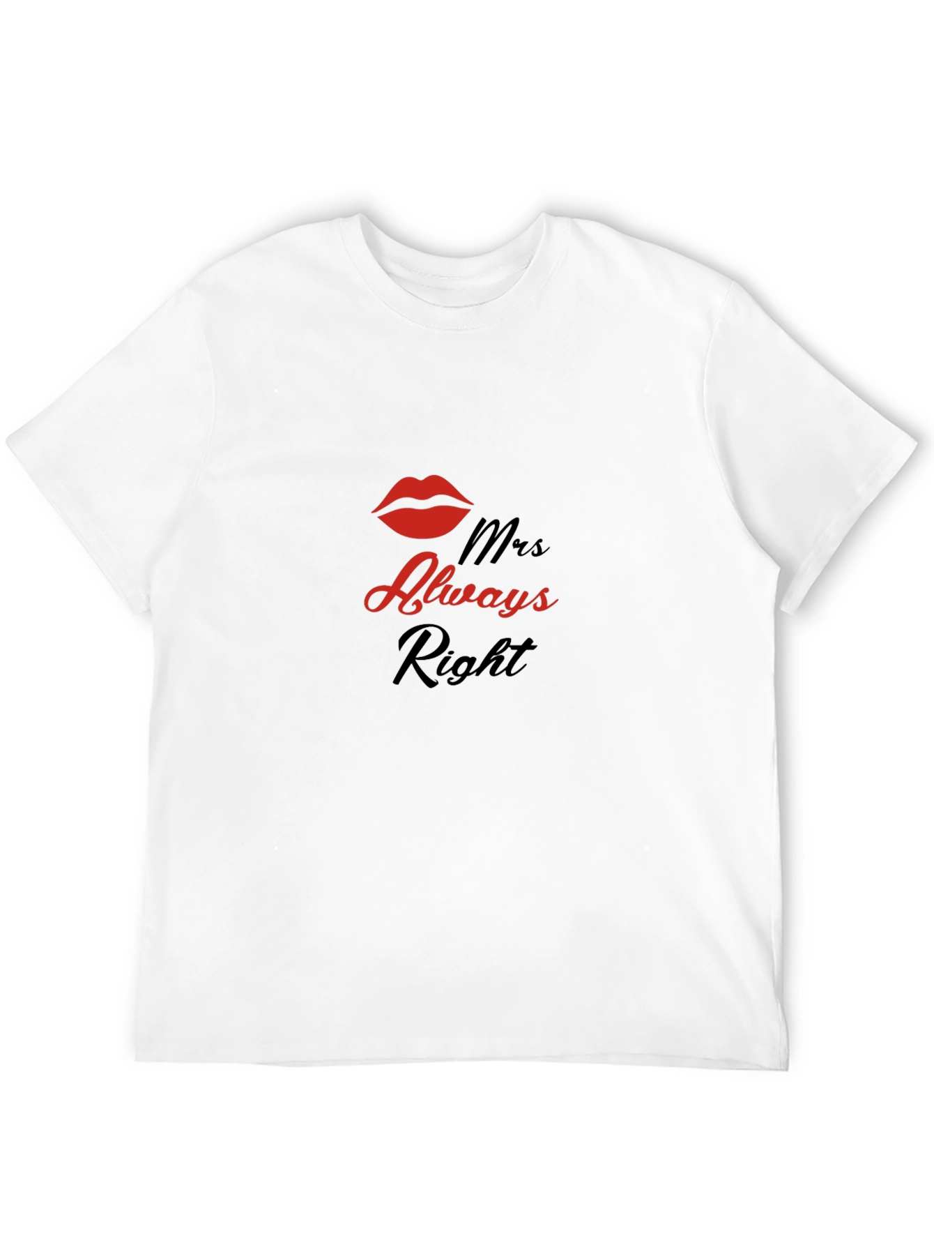 Black Mrs. Always Right Graphic T-Shirt view 12