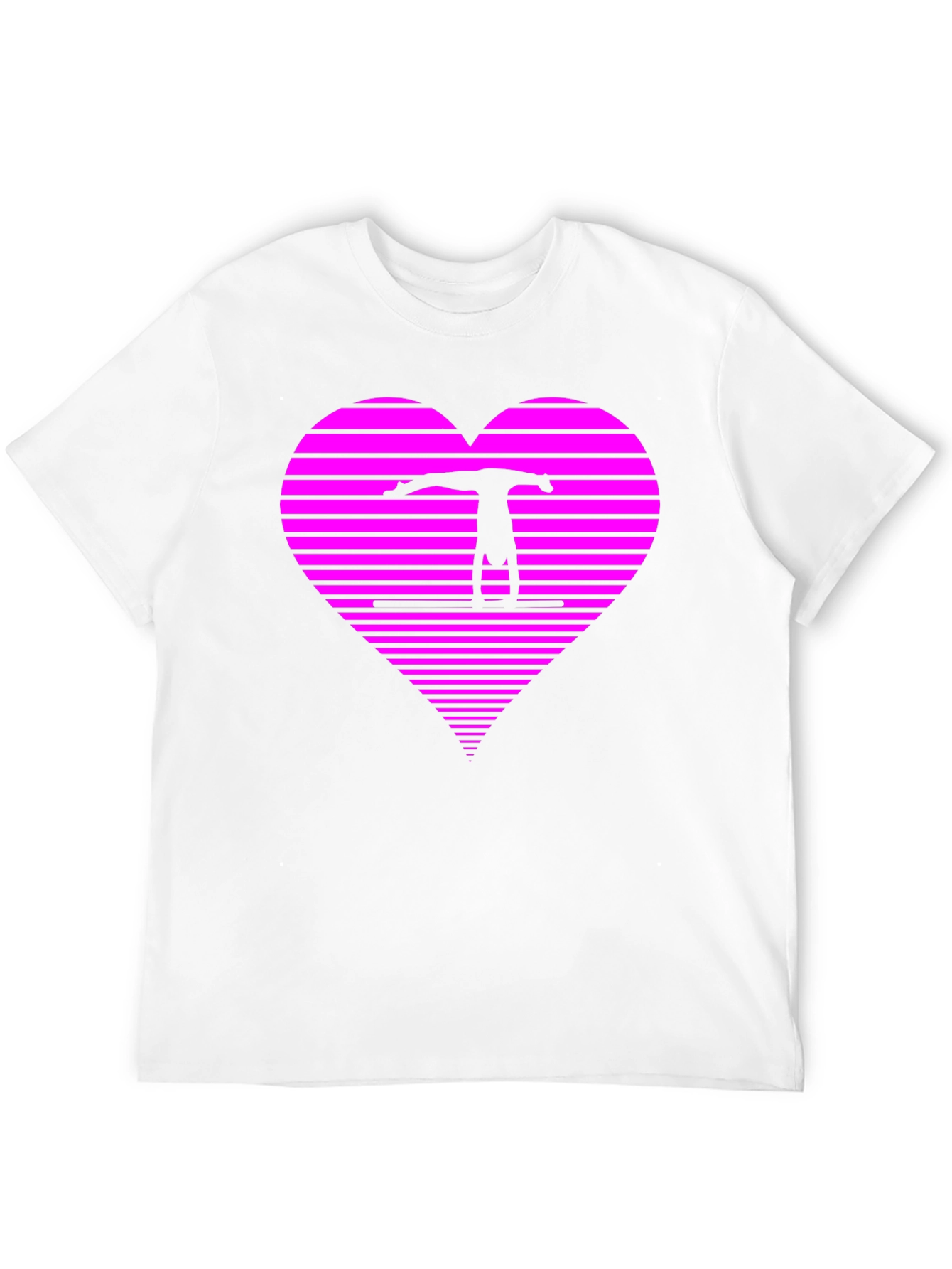 Black Gymnast Heart T-Shirt - Black view 12