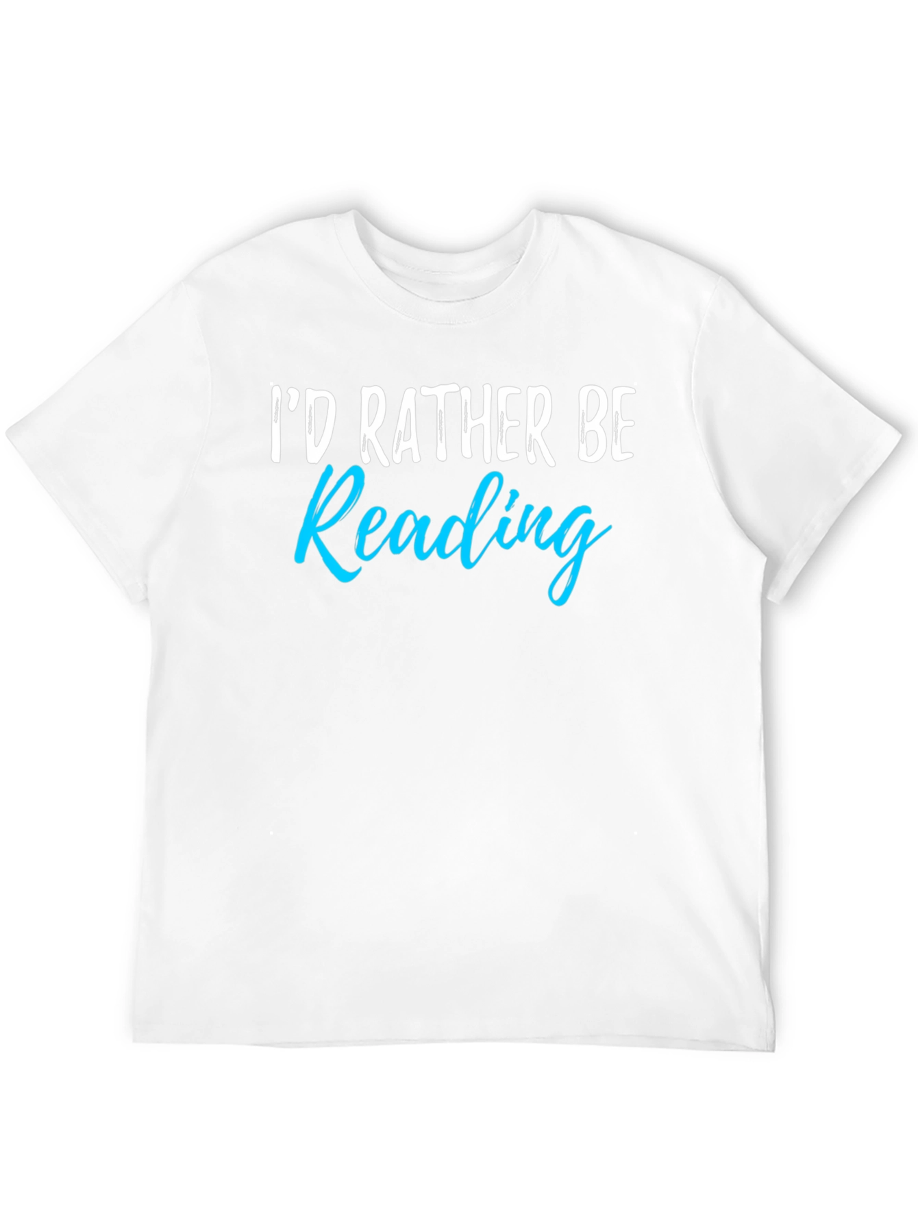 Black I'd Rather Be Reading T-Shirt view 12