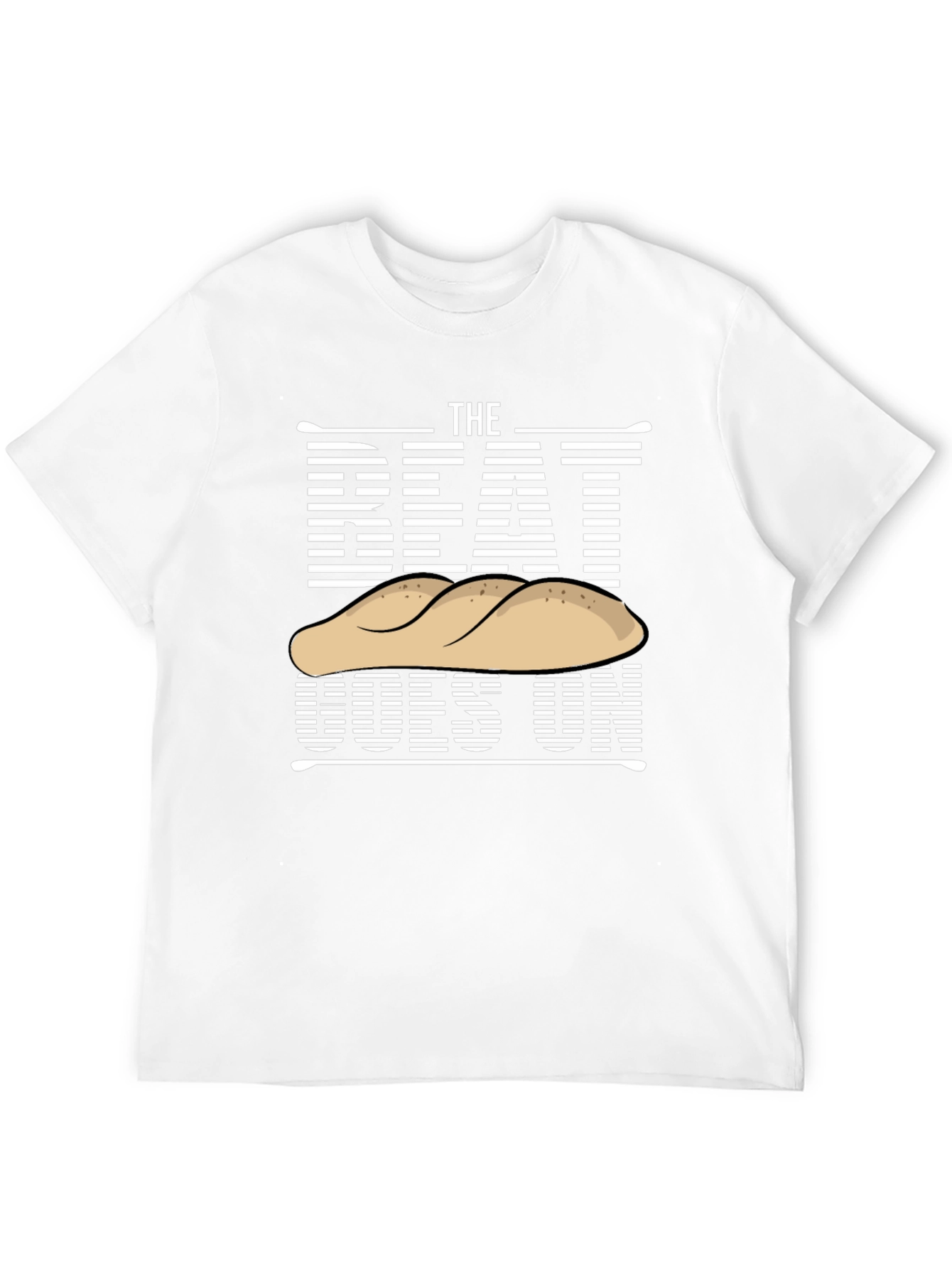 Black The Beat Goes On T-Shirt - Funny Bread Drummer Tee view 12