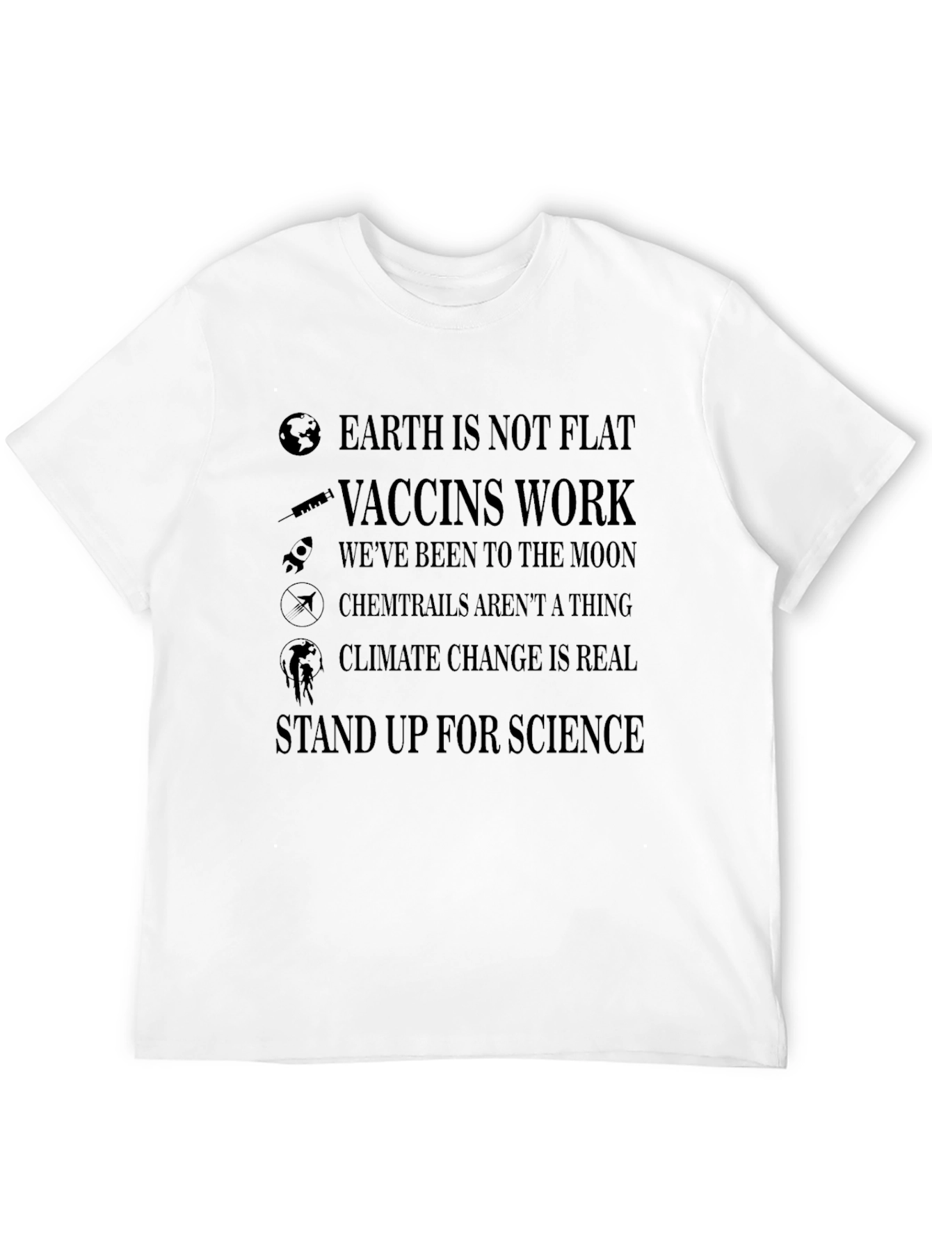 Black Science Matters T-Shirt: Earth, Vaccines, Climate view 12