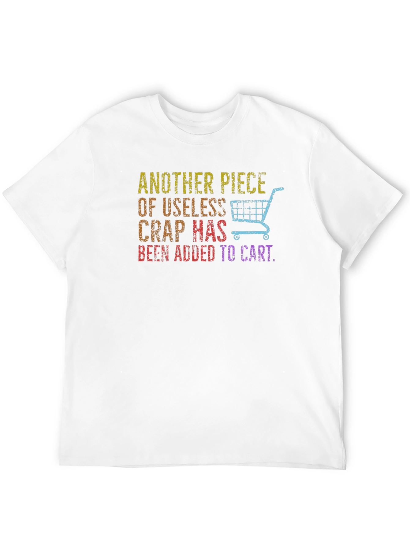 Black Funny "Another Piece of Useless Crap" T-Shirt view 12