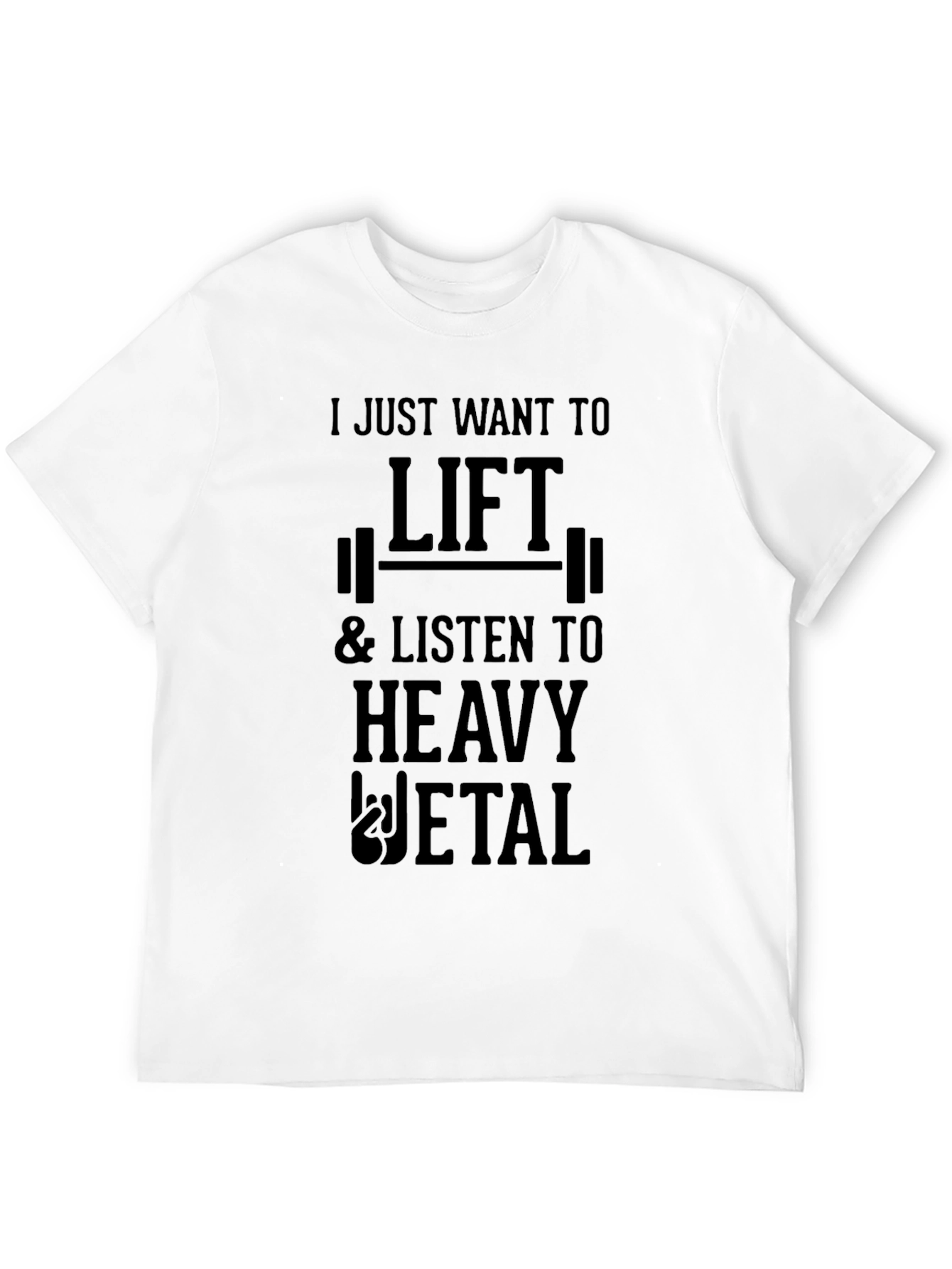 Black Lift & Listen Heavy Metal T-Shirt - Black view 12