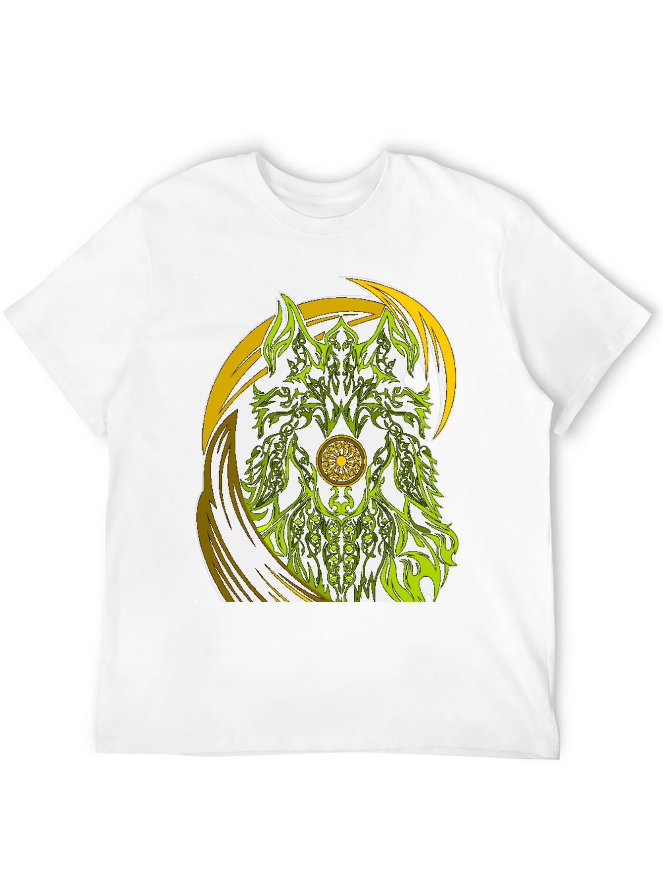 Black Abstract Graphic Print T-Shirt view 12