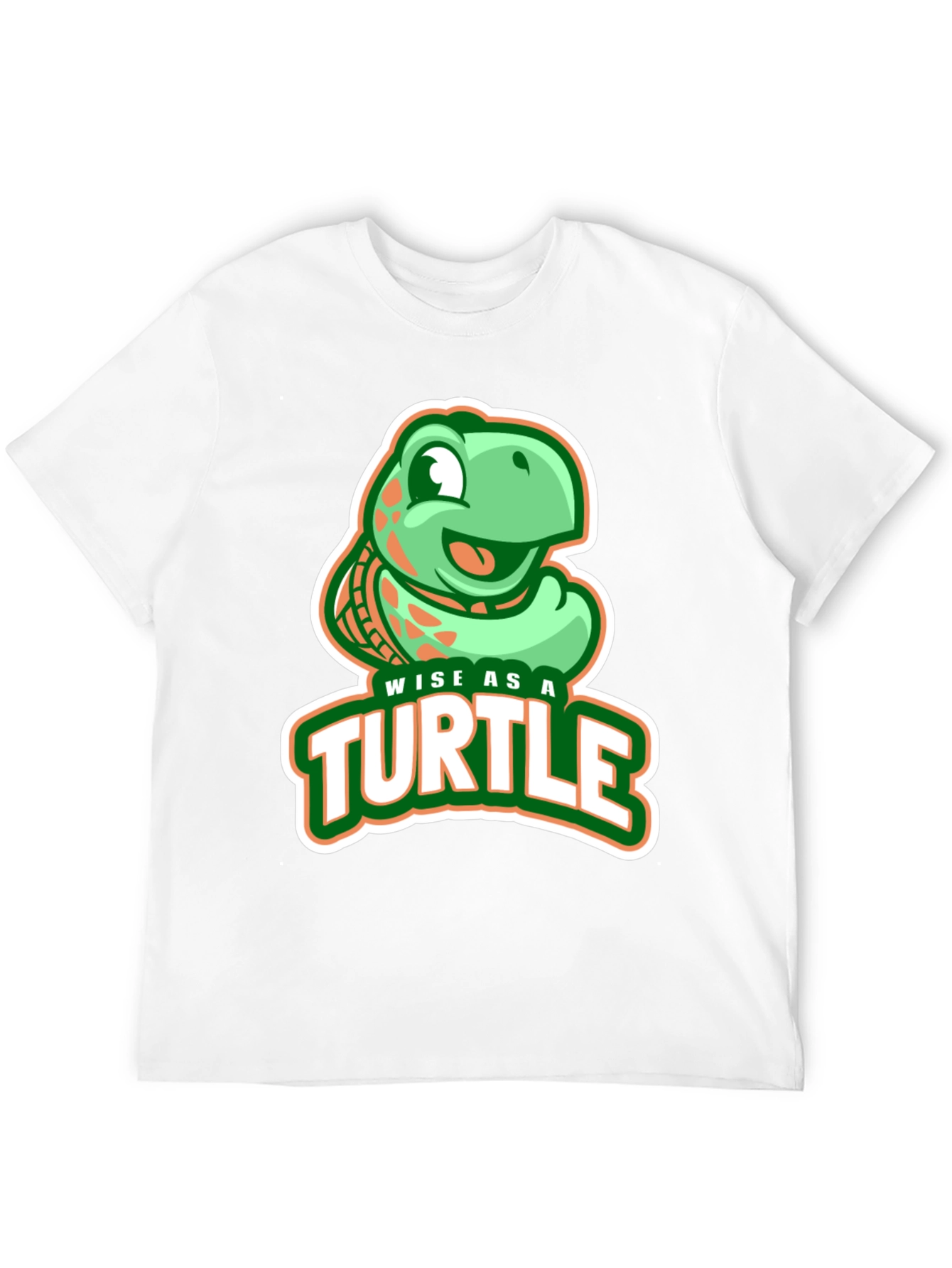 Black Wise as a Turtle Graphic T-Shirt view 12