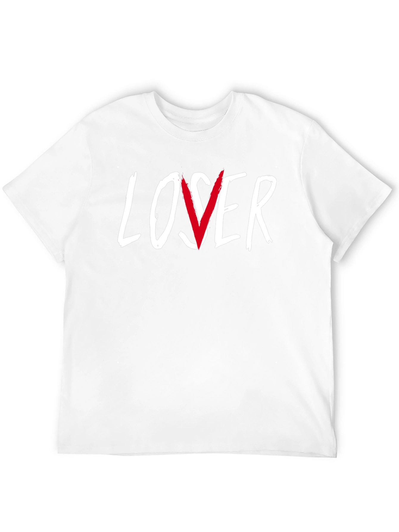 Black Loser/Lover Graphic Tee - Stylish Unisex T-Shirt view 12