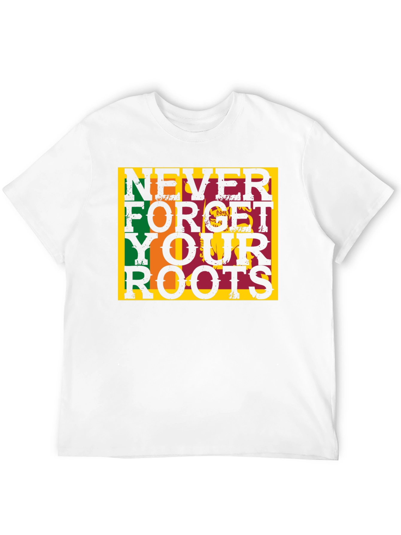 Black Never Forget Your Roots Graphic Tee view 12
