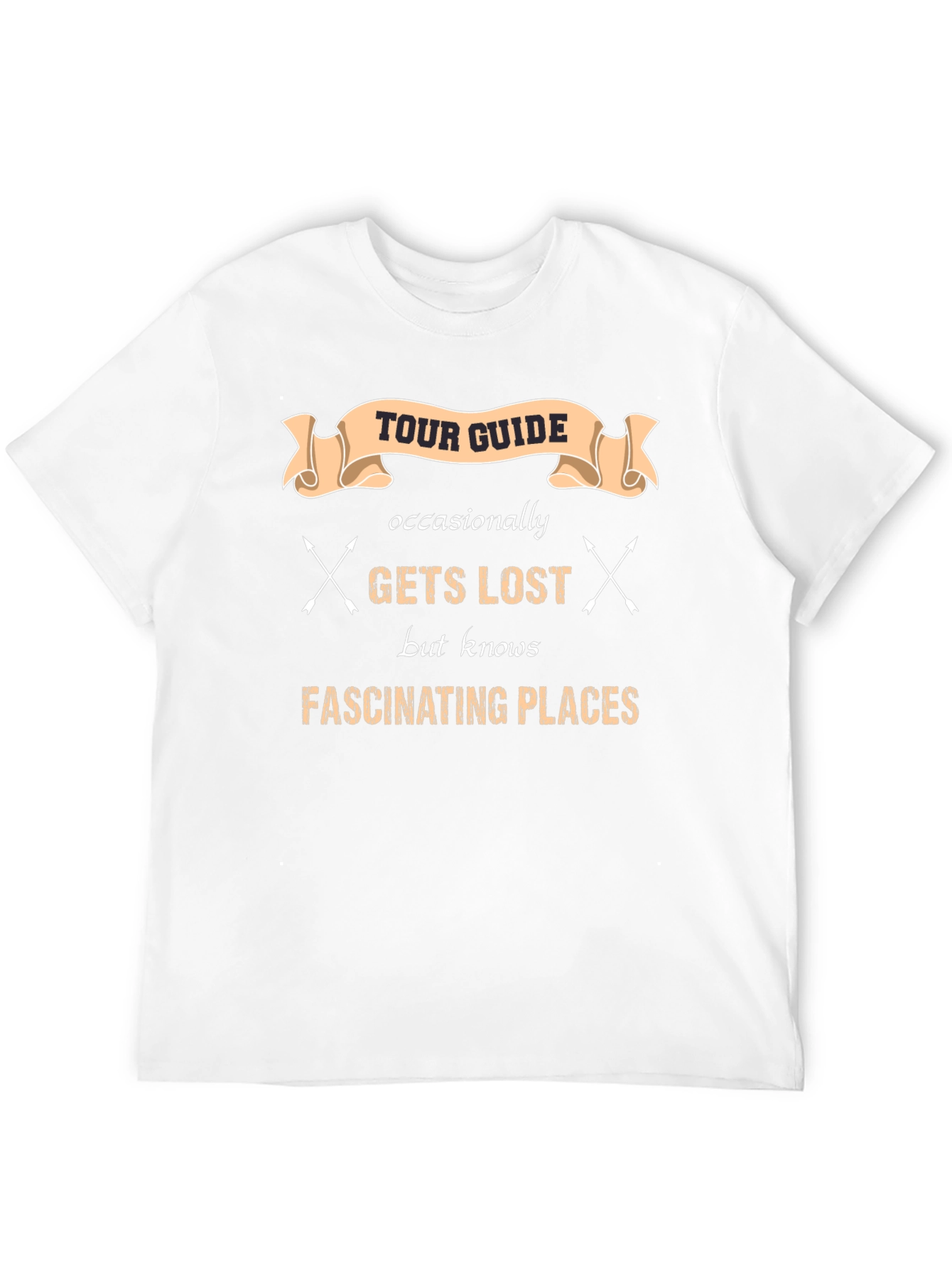 Black Tour Guide Gets Lost T-Shirt view 12