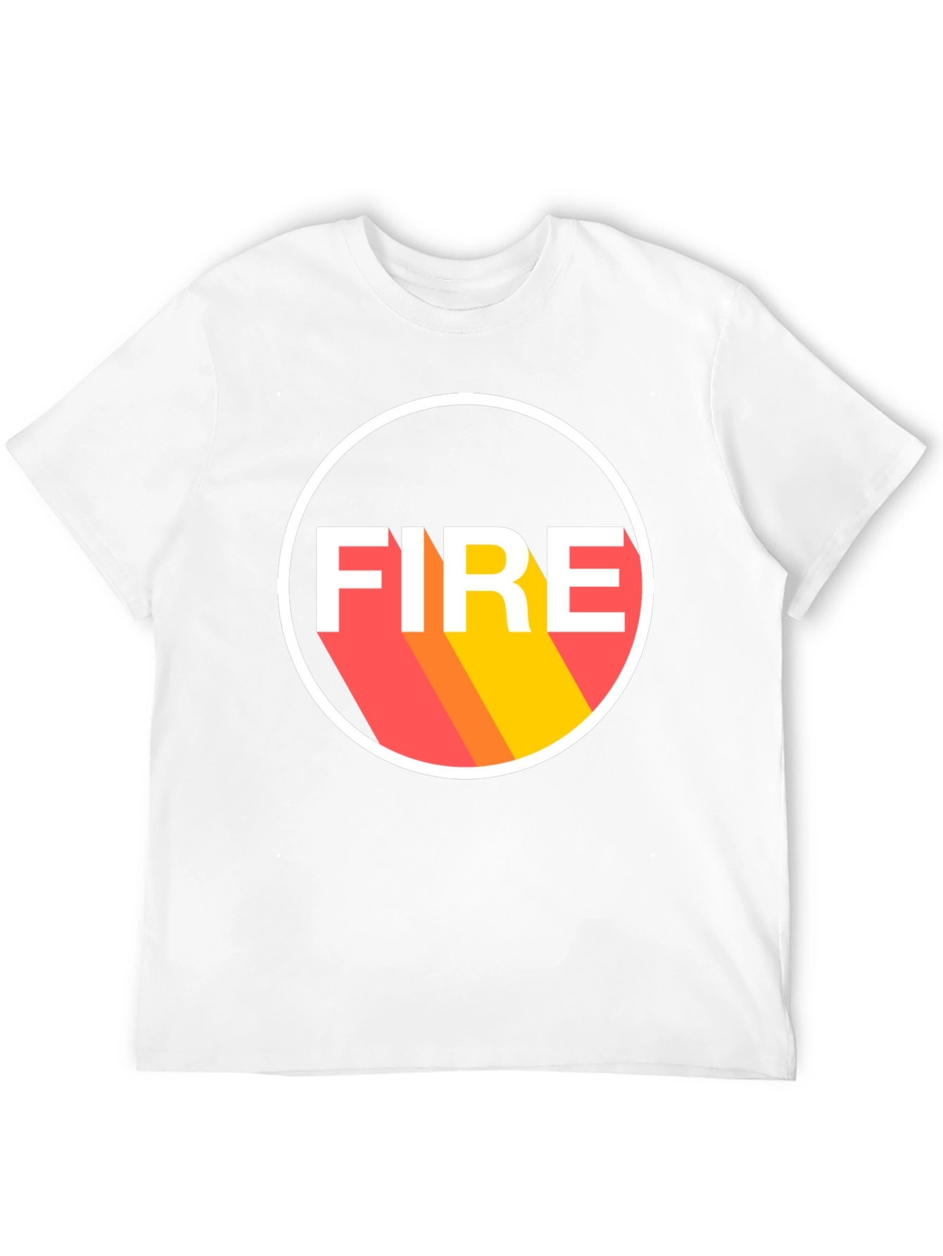 Black FIRE Graphic Tee - Bold Statement Shirt view 12