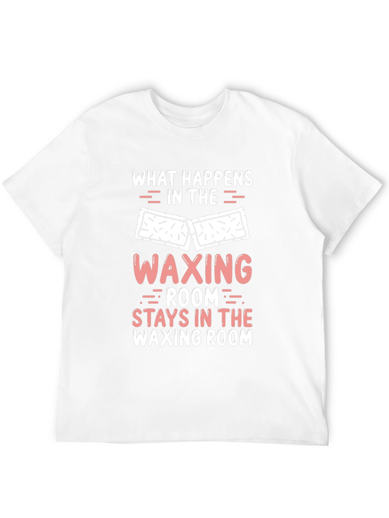Black Waxing Room T-Shirt - What Happens Stays Funny Tee view 12