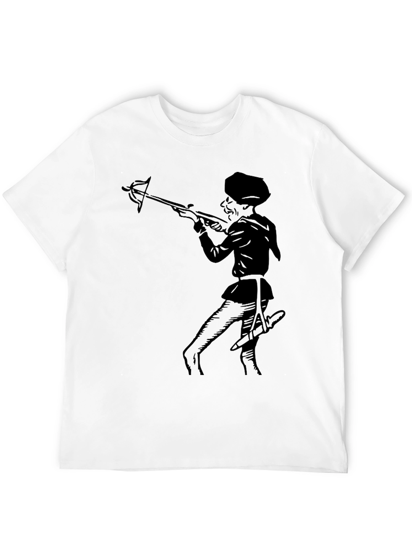 Black Archery Graphic Tee - Mens Black T-Shirt view 12