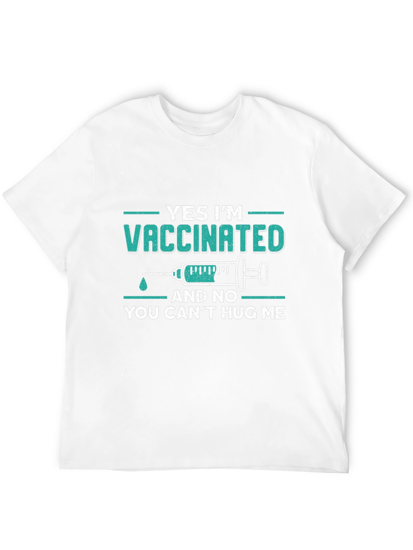 Black Yes I'm Vaccinated T-Shirt view 12