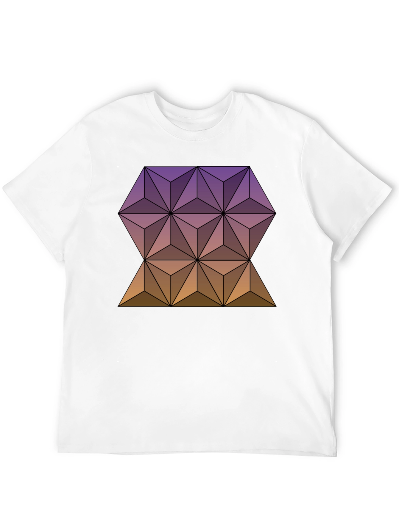 Black Geometric T-Shirt - Epcot Inspired Design view 12