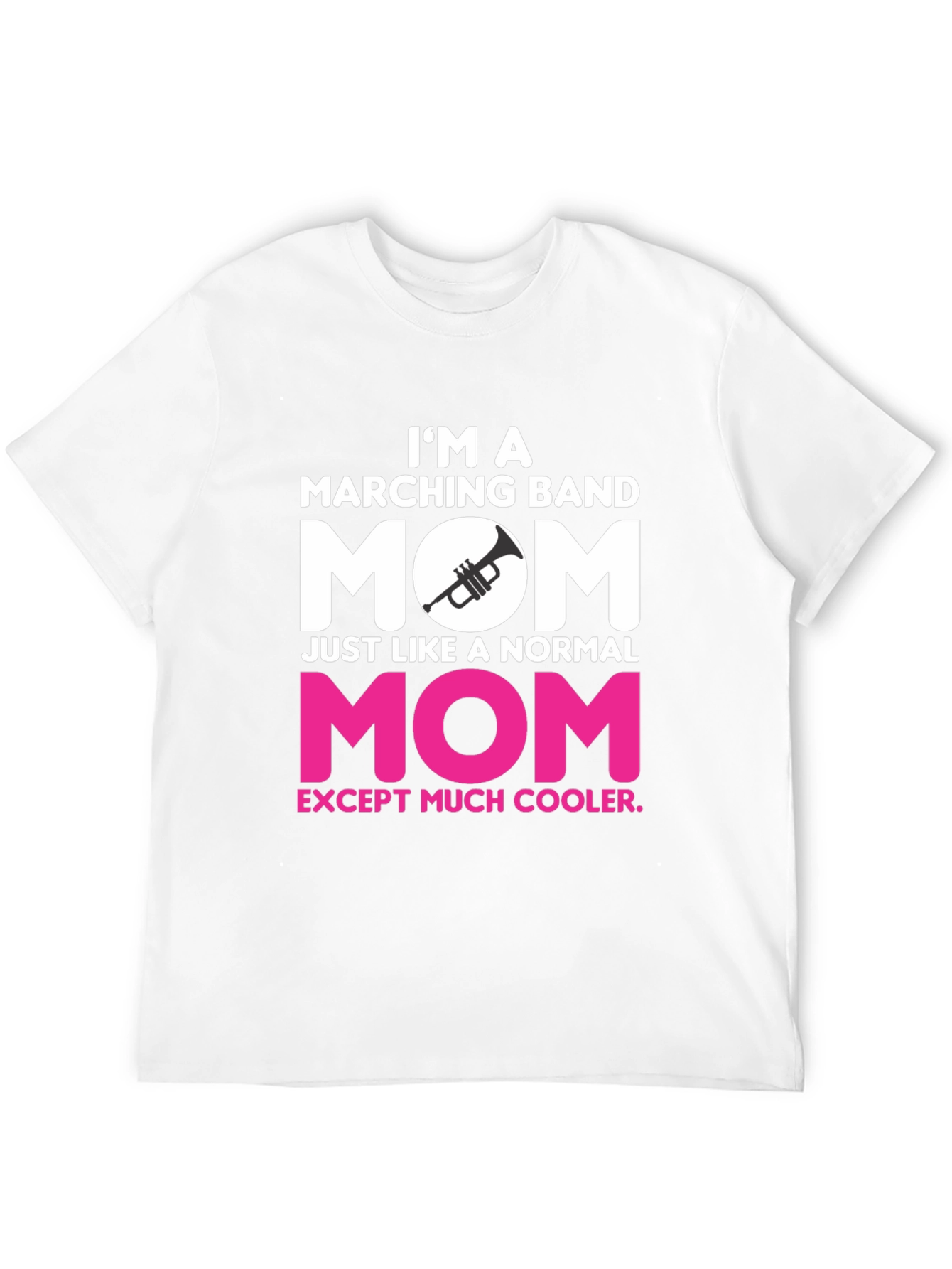 Black Marching Band Mom T-Shirt - Cooler Than Normal! view 12
