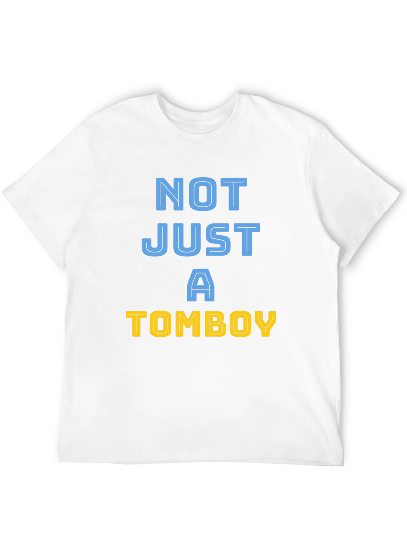 Black Not Just a Tomboy Graphic Tee view 12