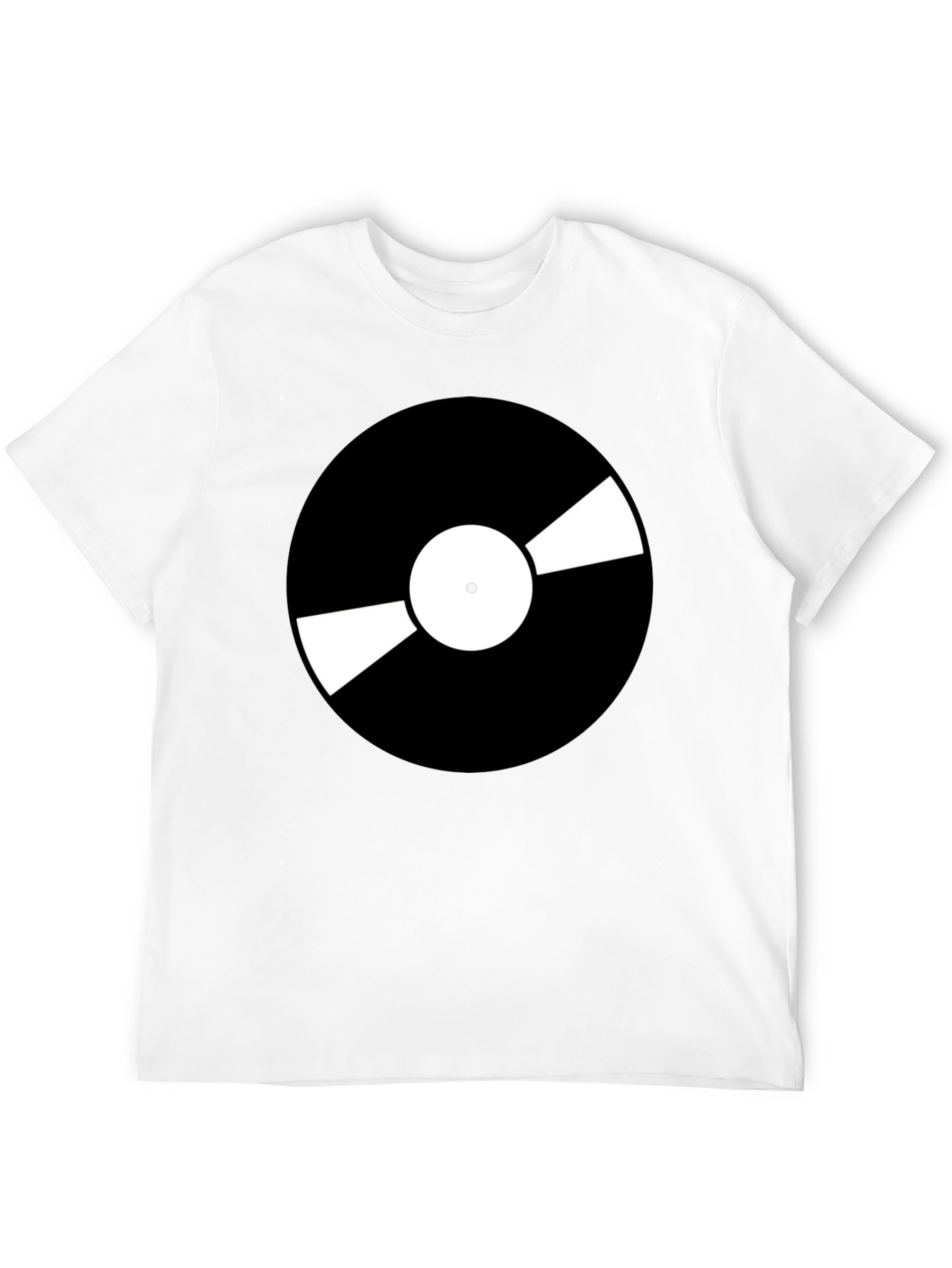 Black Retro Vinyl Record Graphic T-Shirt - Cool Music Lover Tee view 12
