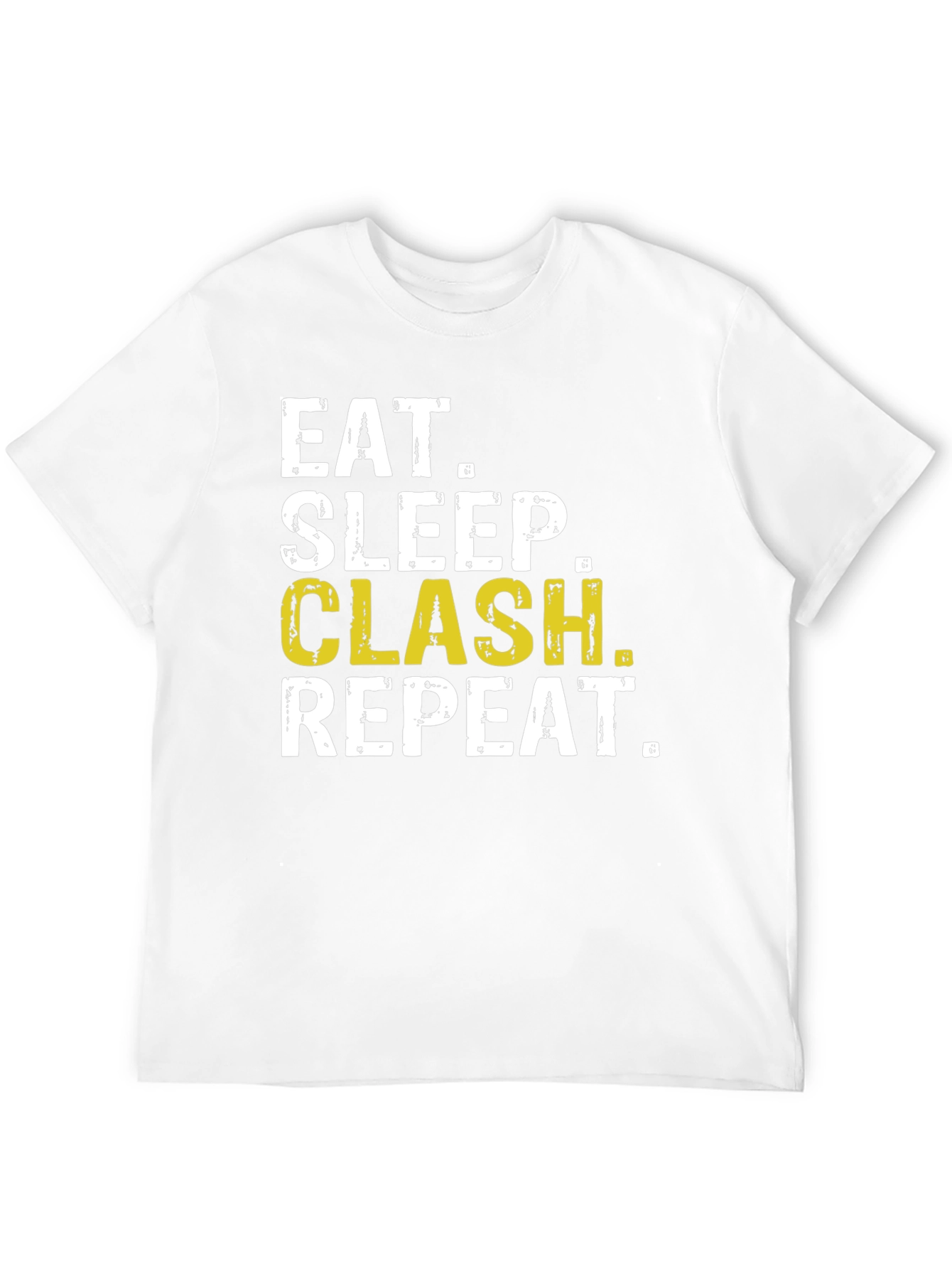 Black Eat Sleep Clash Repeat Black T-Shirt view 12
