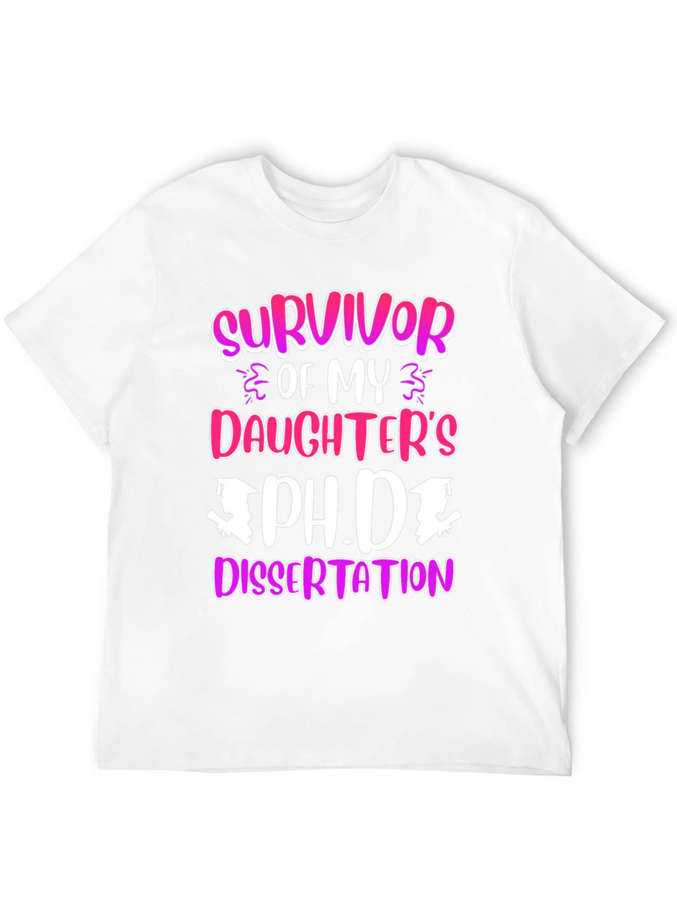 Black Survivor of My Daughter's Ph.D. Dissertation T-Shirt view 12