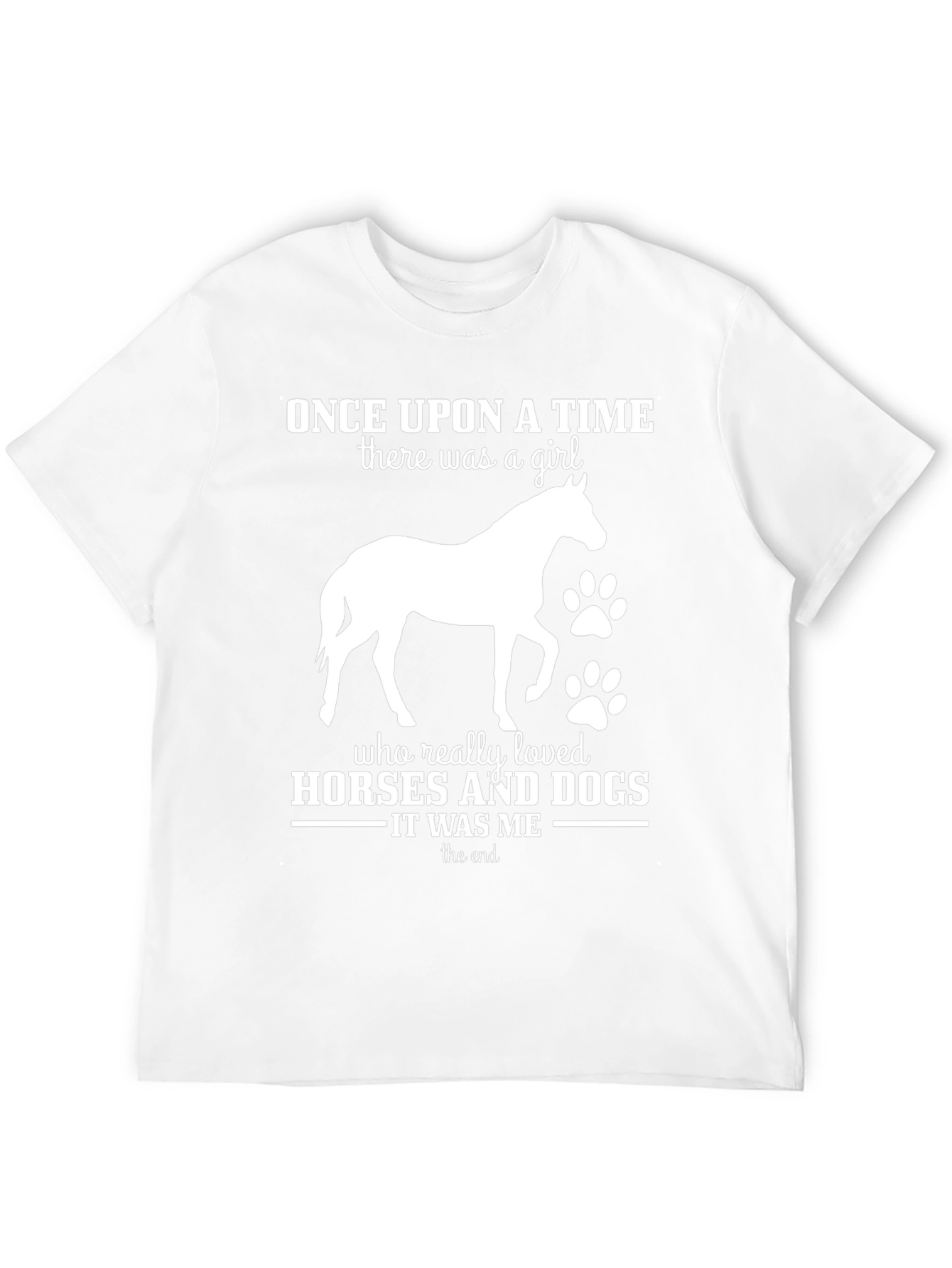 Black Horse and Dog Lover T-Shirt - Once Upon a Time view 12