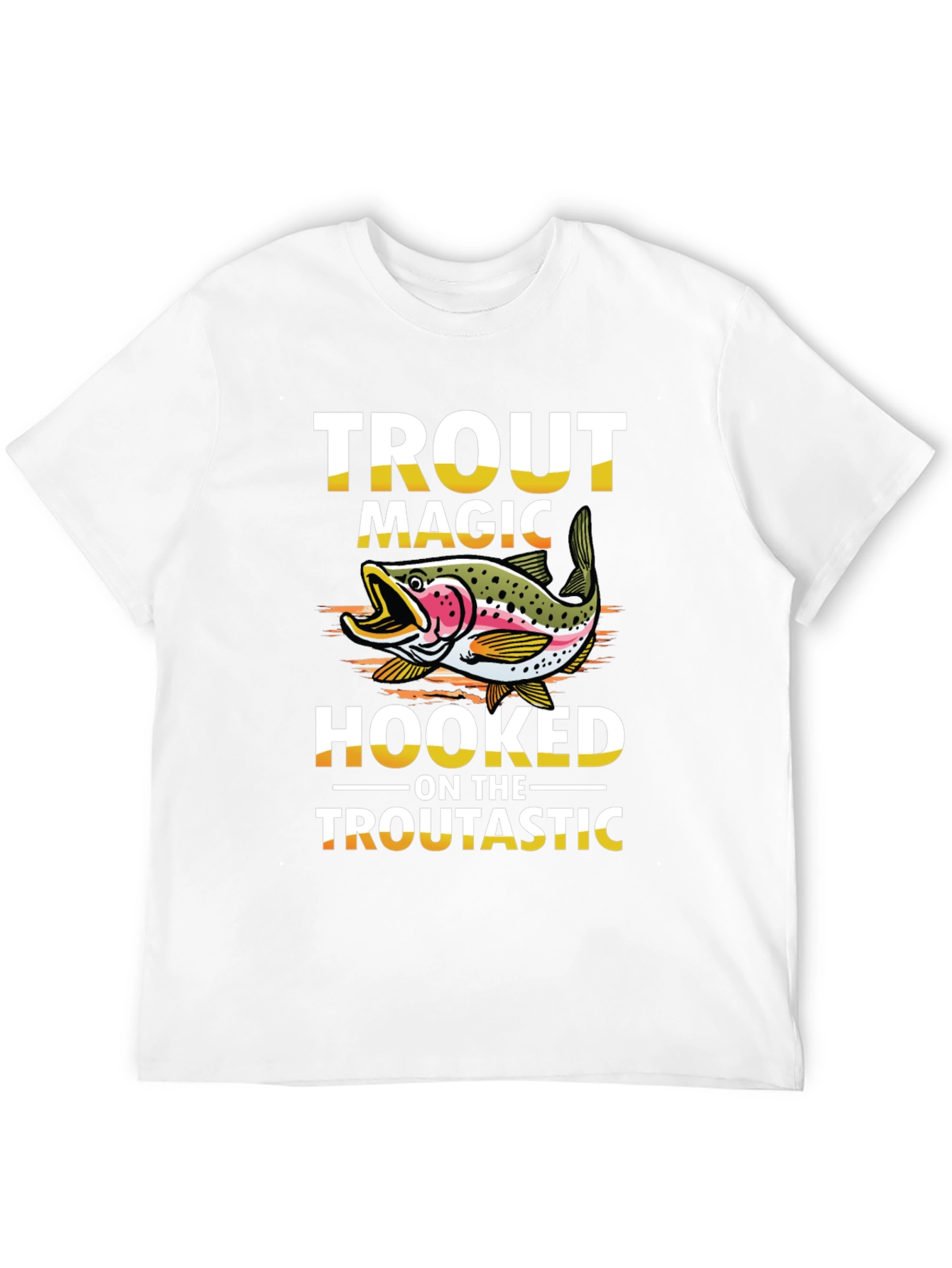 Black Trout Magic T-Shirt - Hooked on the Trouttastic view 12