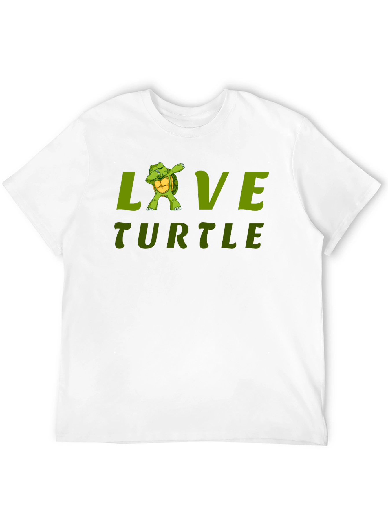 Black Love Turtle Black T-Shirt view 12