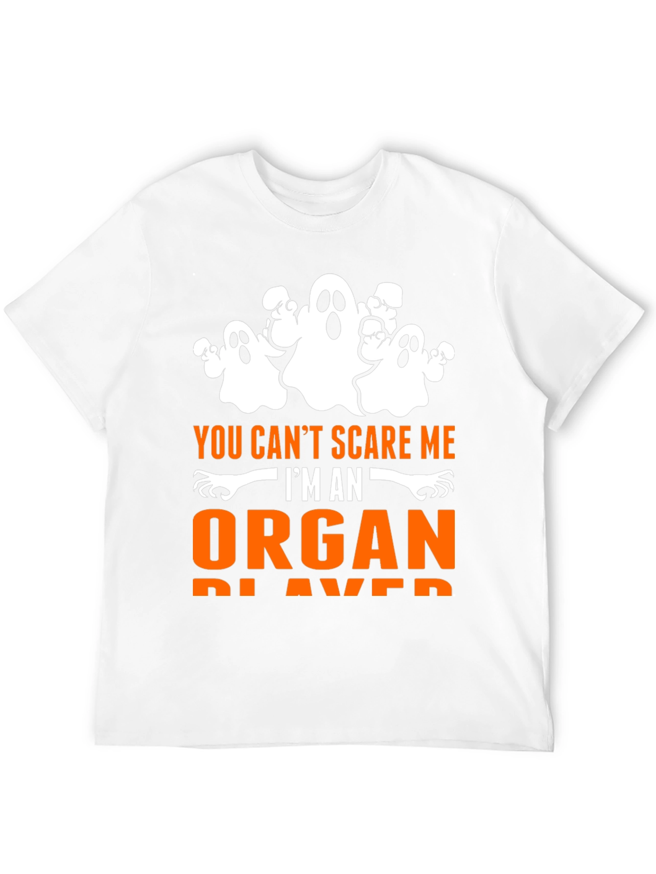 Black Funny Organ Player Halloween T-Shirt  view 12