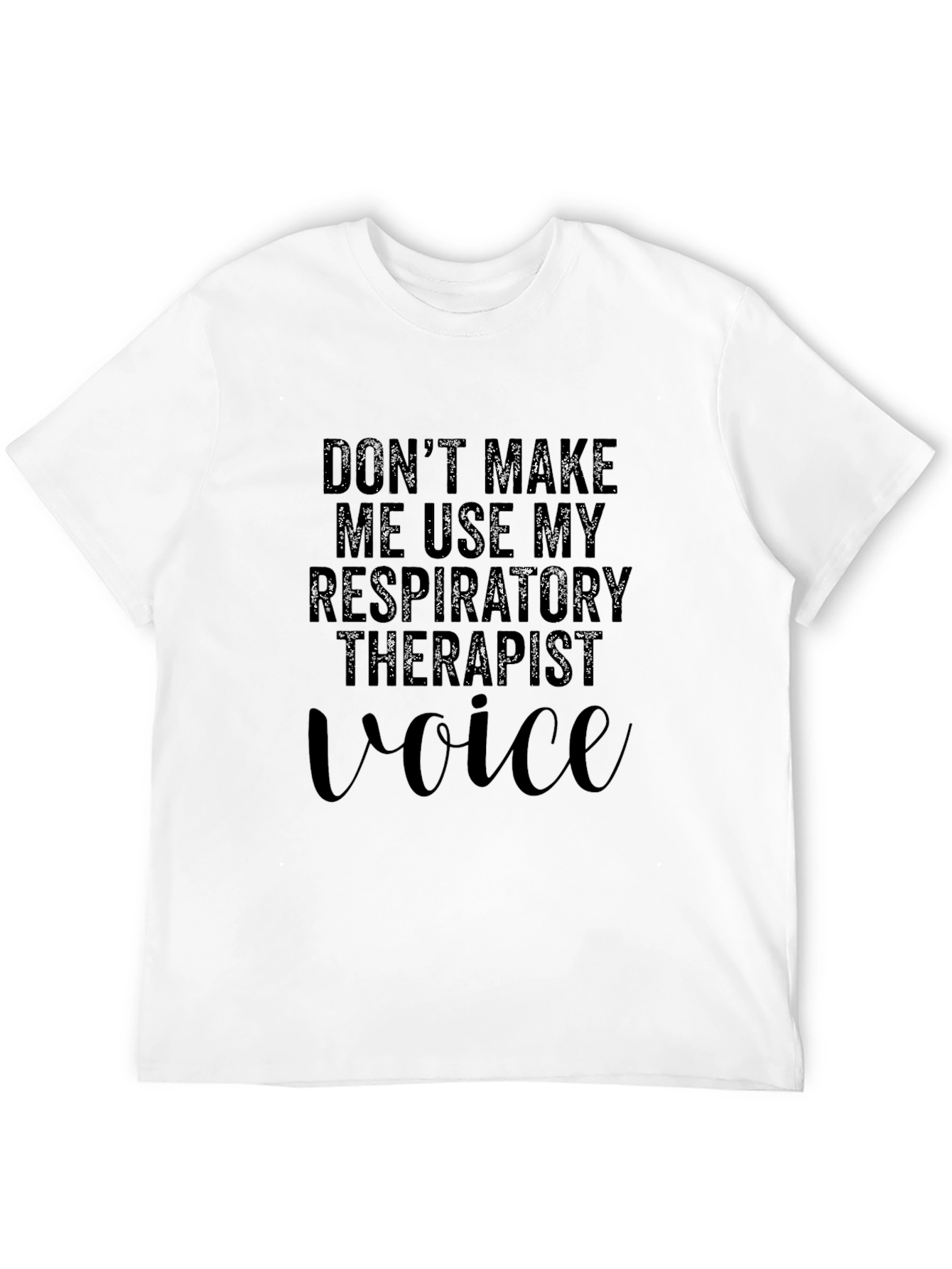 Black Respiratory Therapist Voice T-Shirt Funny Gift view 12