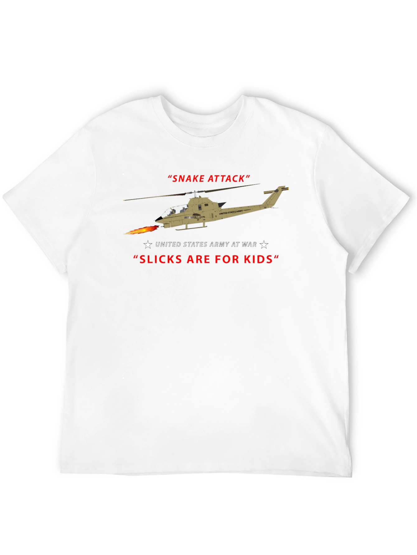 Black Snake Attack Helicopter T-Shirt view 12