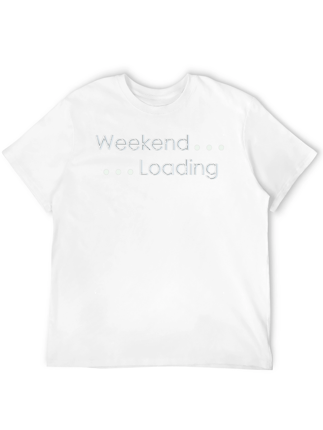 Black Weekend Loading Black Graphic Tee view 12