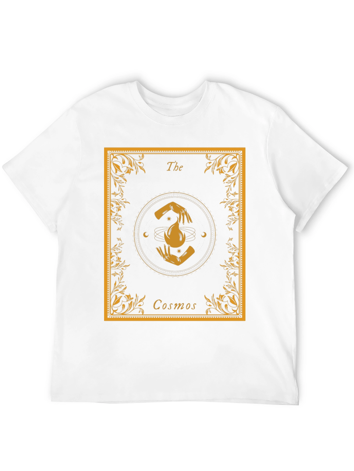 Black The Cosmos Graphic T-Shirt - Unisex Black Tee view 12