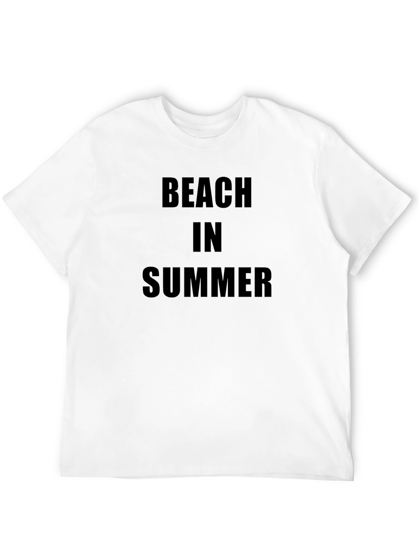 Black Beach In Summer Black T-Shirt view 12