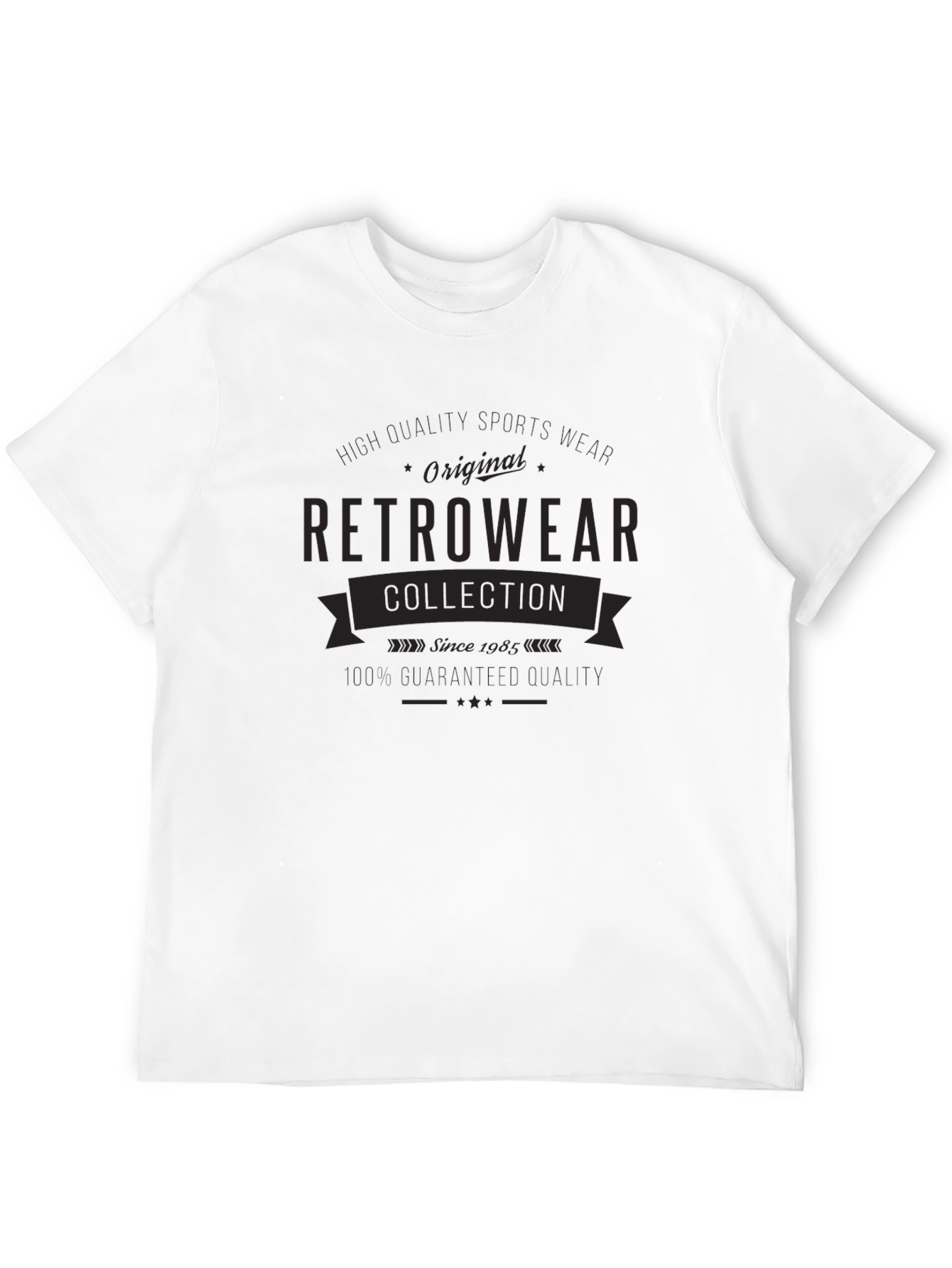Black Retro Wear Collection T-Shirt view 12