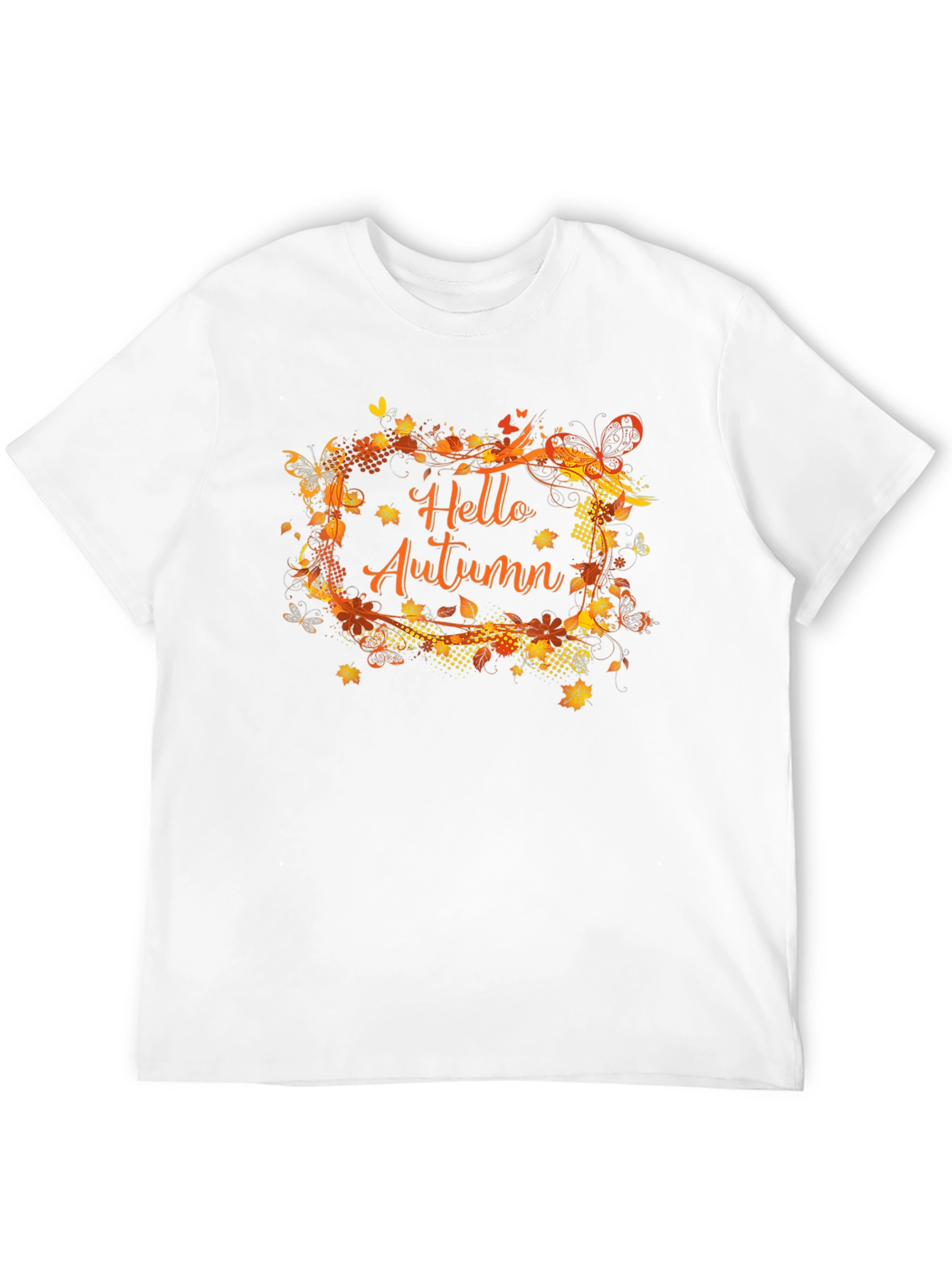 Black Hello Autumn Graphic Tee view 12