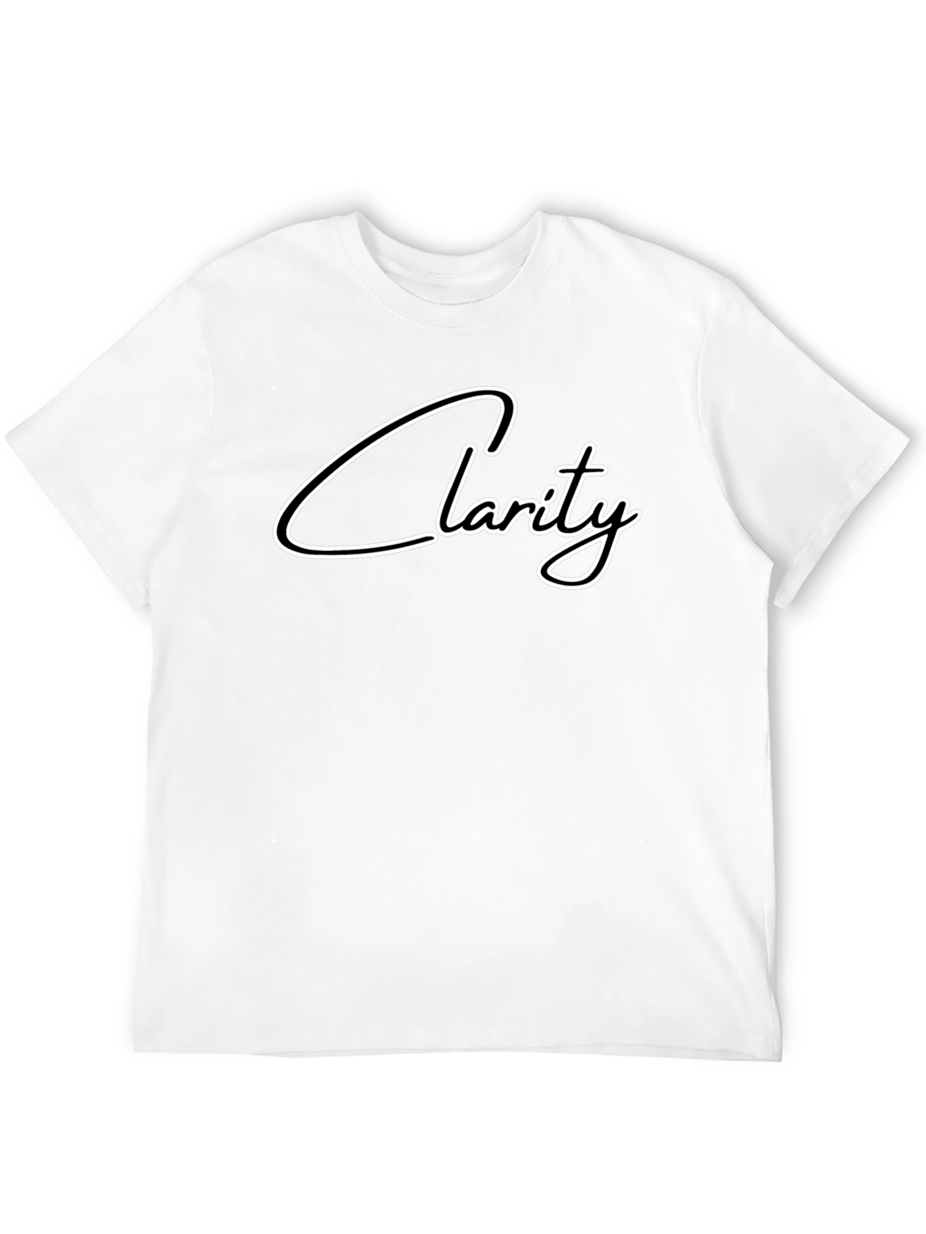 Black Clarity Graphic Tee - Stylish Black T-Shirt view 12