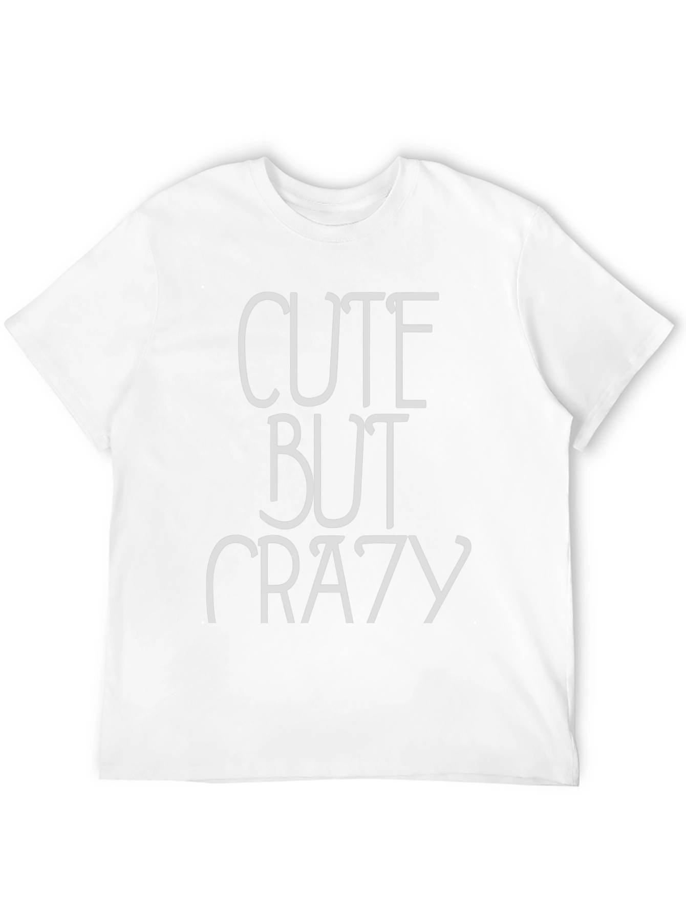 Black Cute But Crazy Graphic Tee view 12