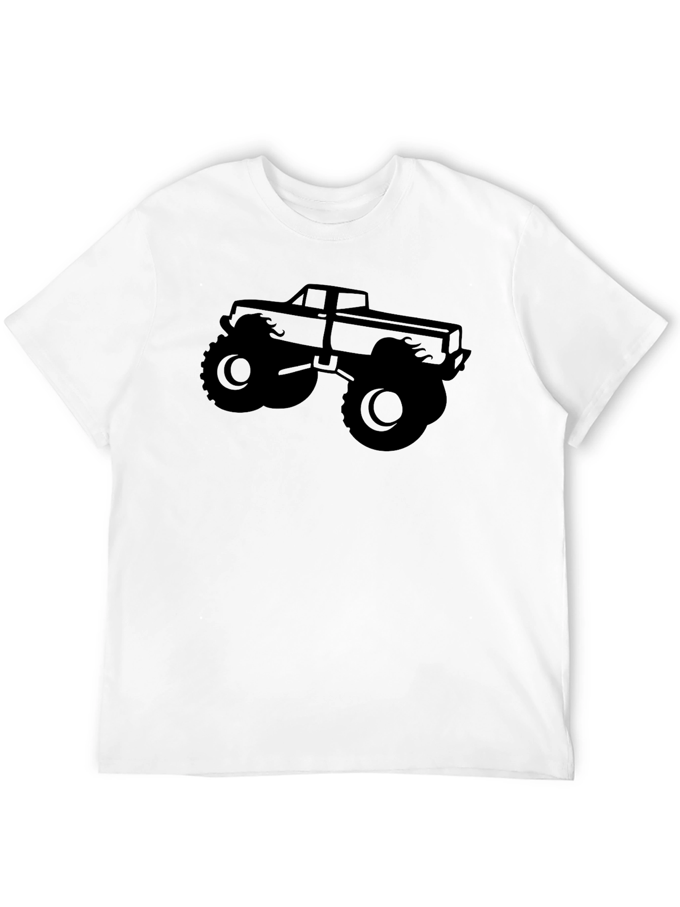 Black Monster Truck Graphic T-Shirt view 12