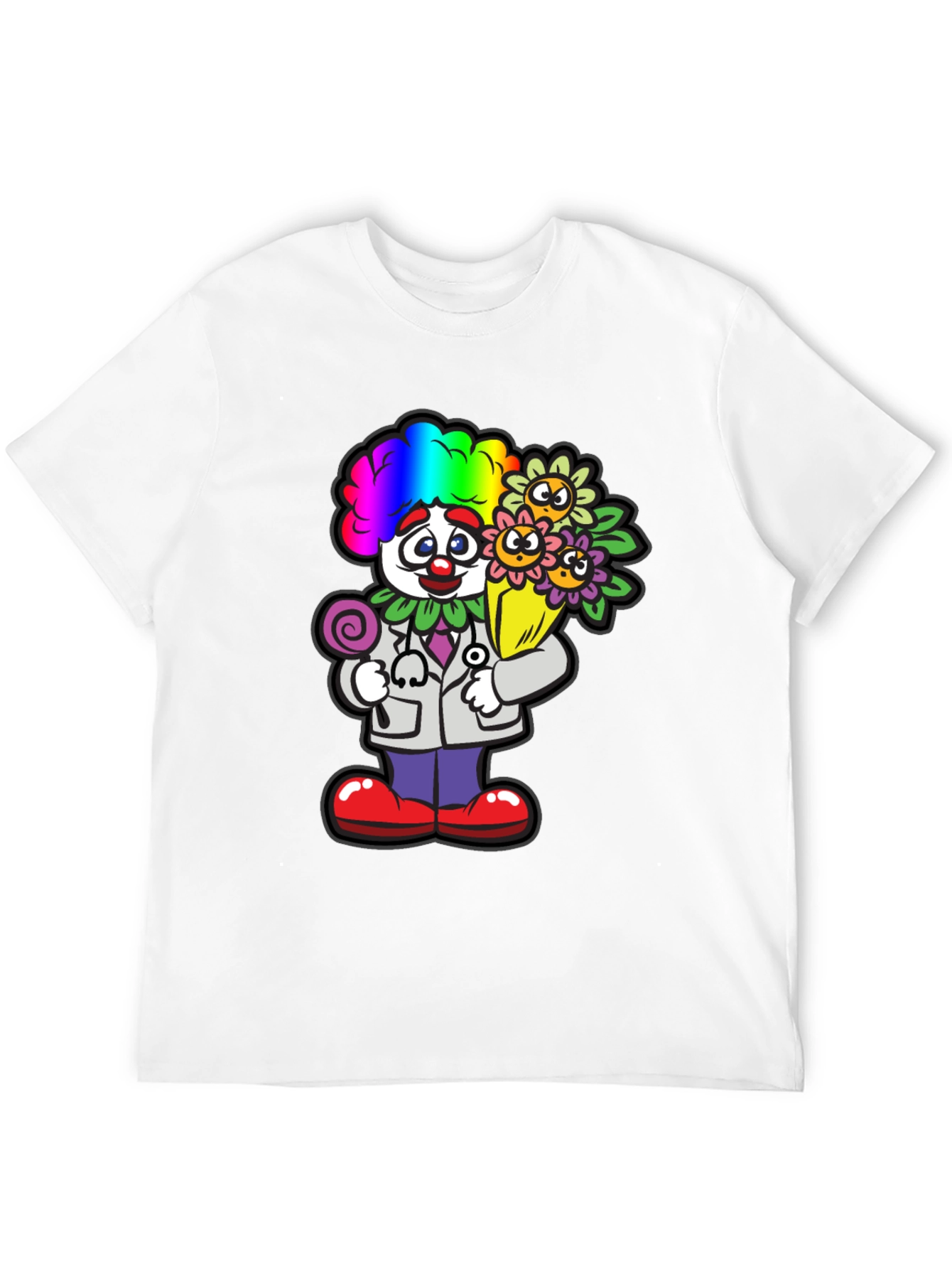Black Clown Doctor T-Shirt view 12