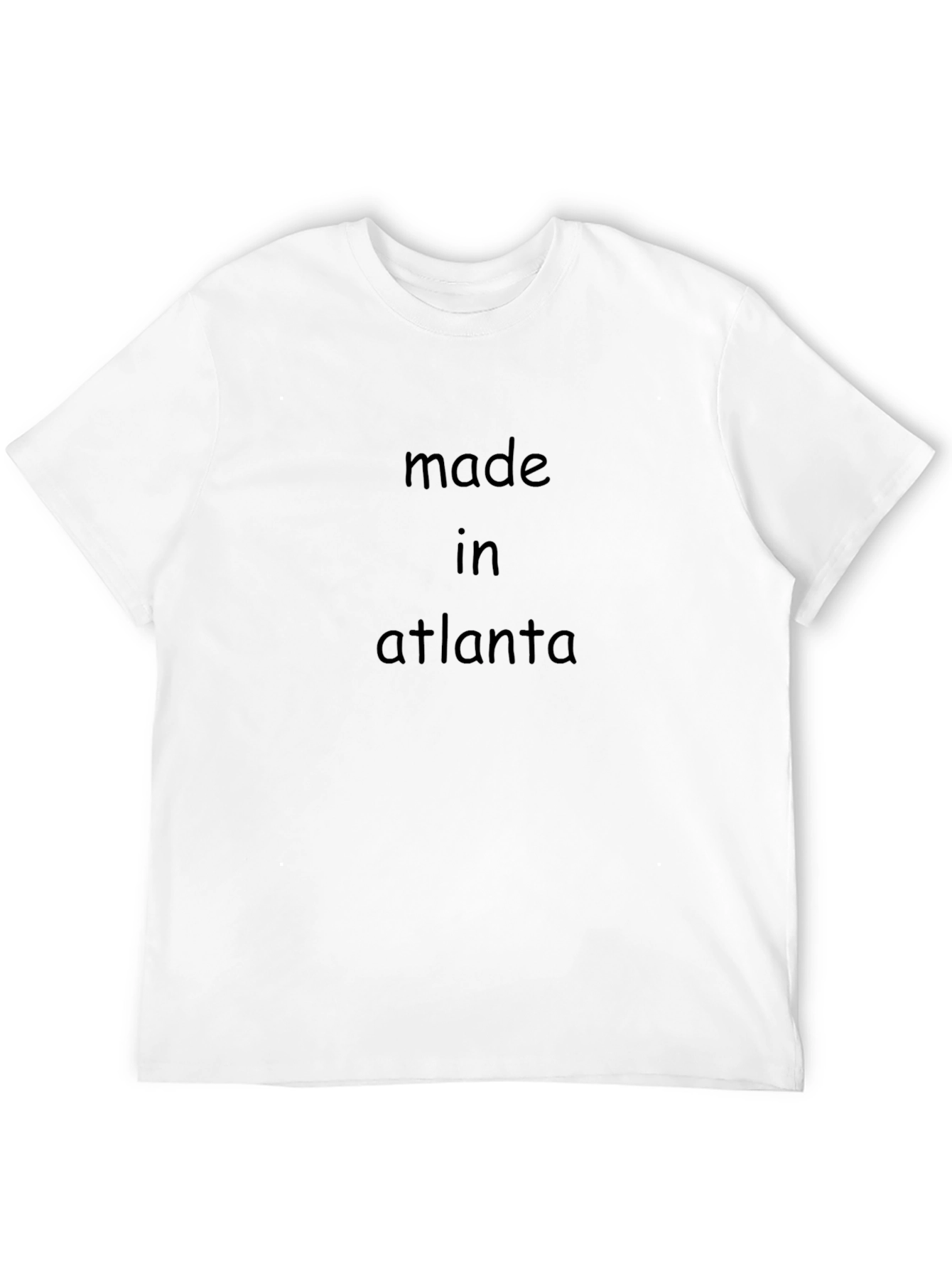 Black Made In Atlanta T-Shirt | Soft Cotton Blend view 12