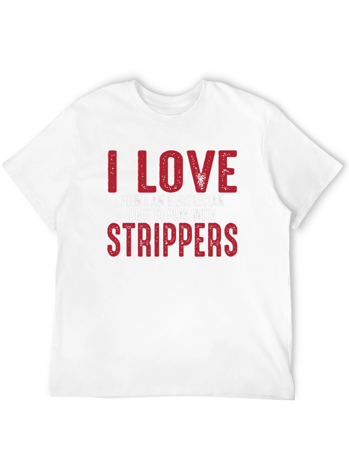 Black Electrician Strippers T-Shirt Funny Joke view 12