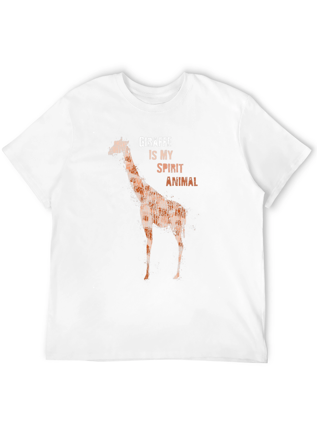 Black Giraffe Spirit Animal Graphic T-Shirt view 12