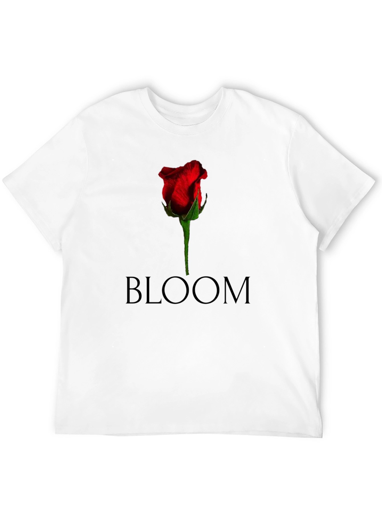 Black Bloom Rose Graphic Tee view 12