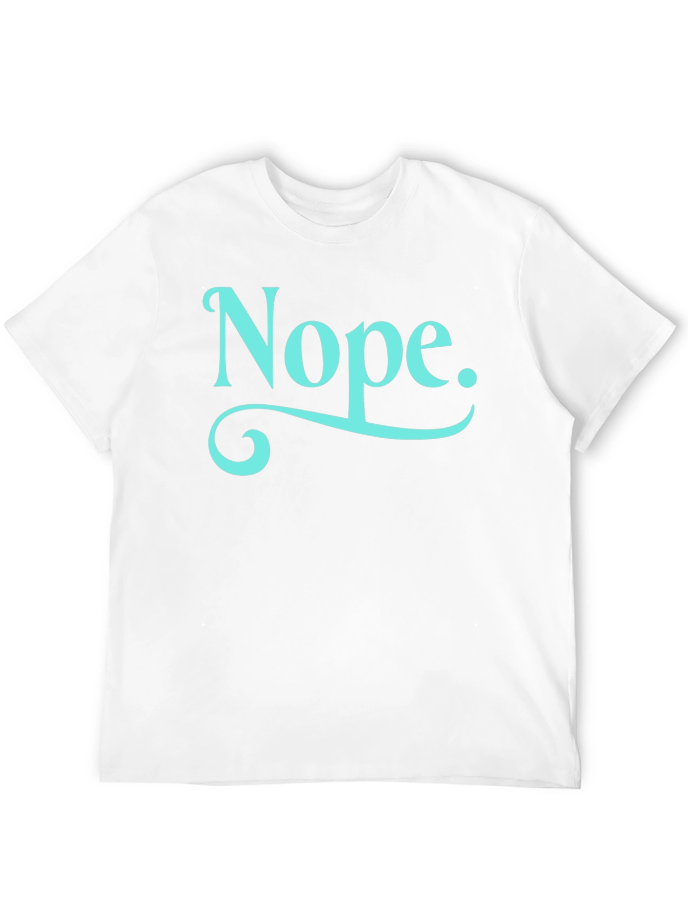 Black Nope. Graphic Tee - Black Crew Neck view 12